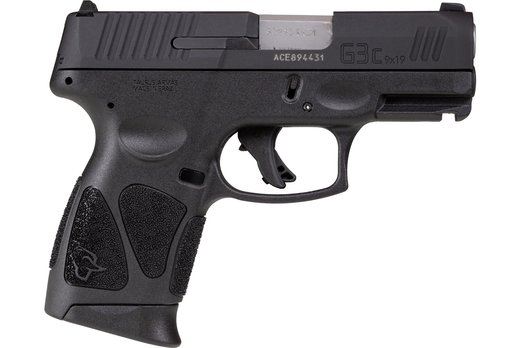 Taurus G3c Tenifer Matte Black 9mm Luger Compact 12 Rds. Non-Manual Safety
