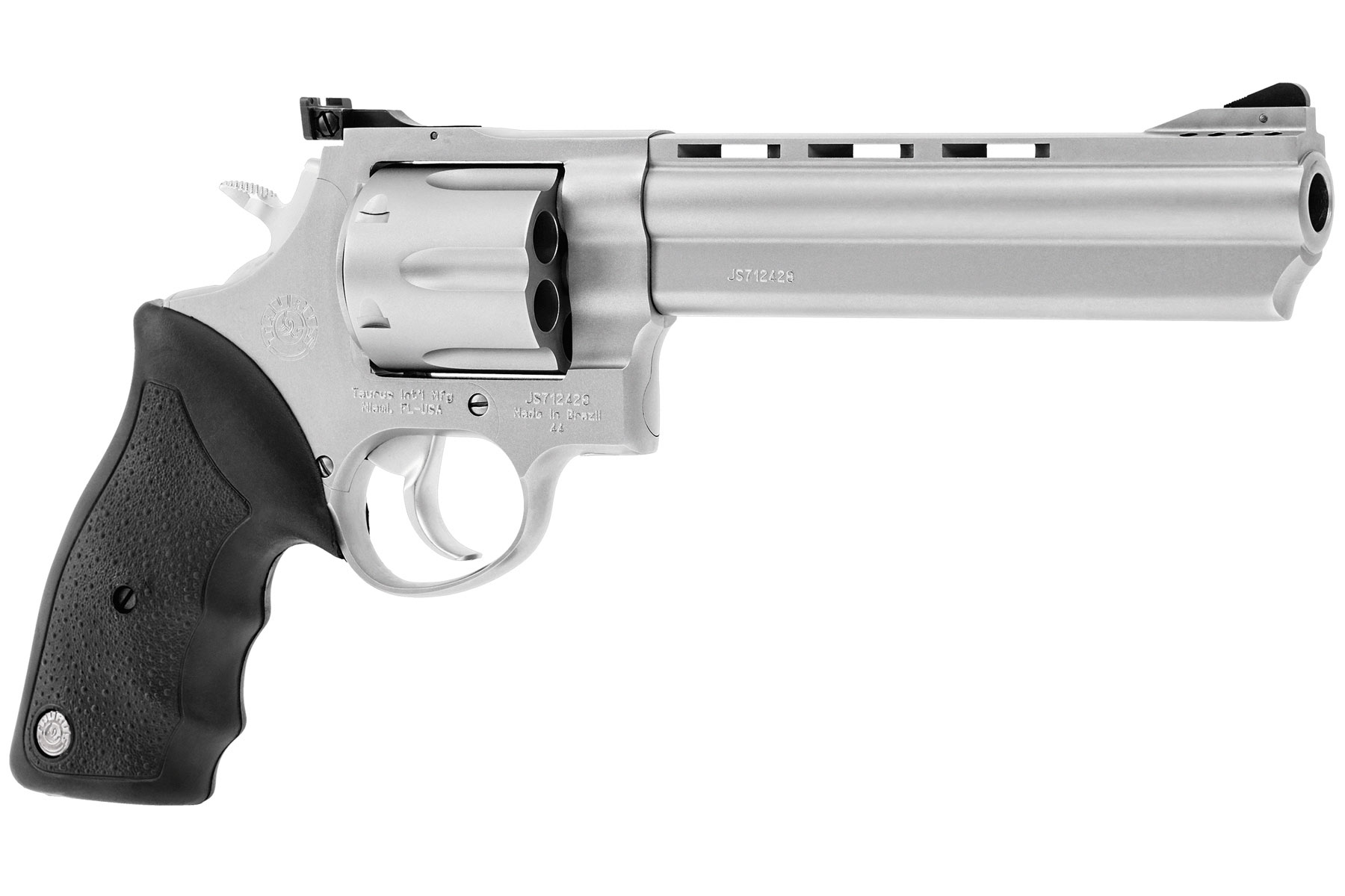Taurus 44 | 44 Mag Matte Stainless 6.50 in. Soft Rubber