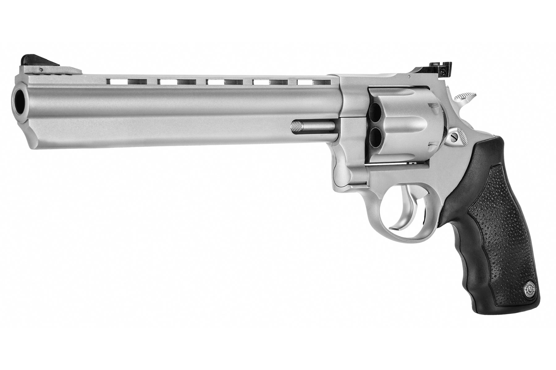Taurus 44 Mag Matte Stainless 8.37 in. Soft Rubber
