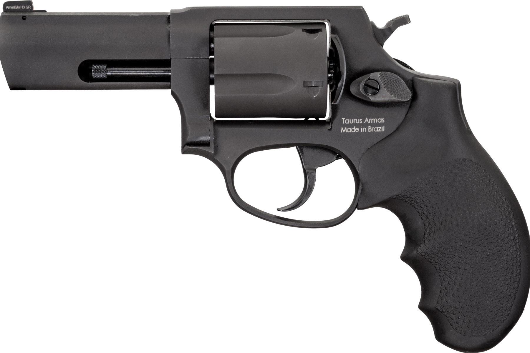 Taurus Defender 605 357 Mag / 38 Spl +P Matte Black Oxide 3.00 in. Hogue Rubber Grip