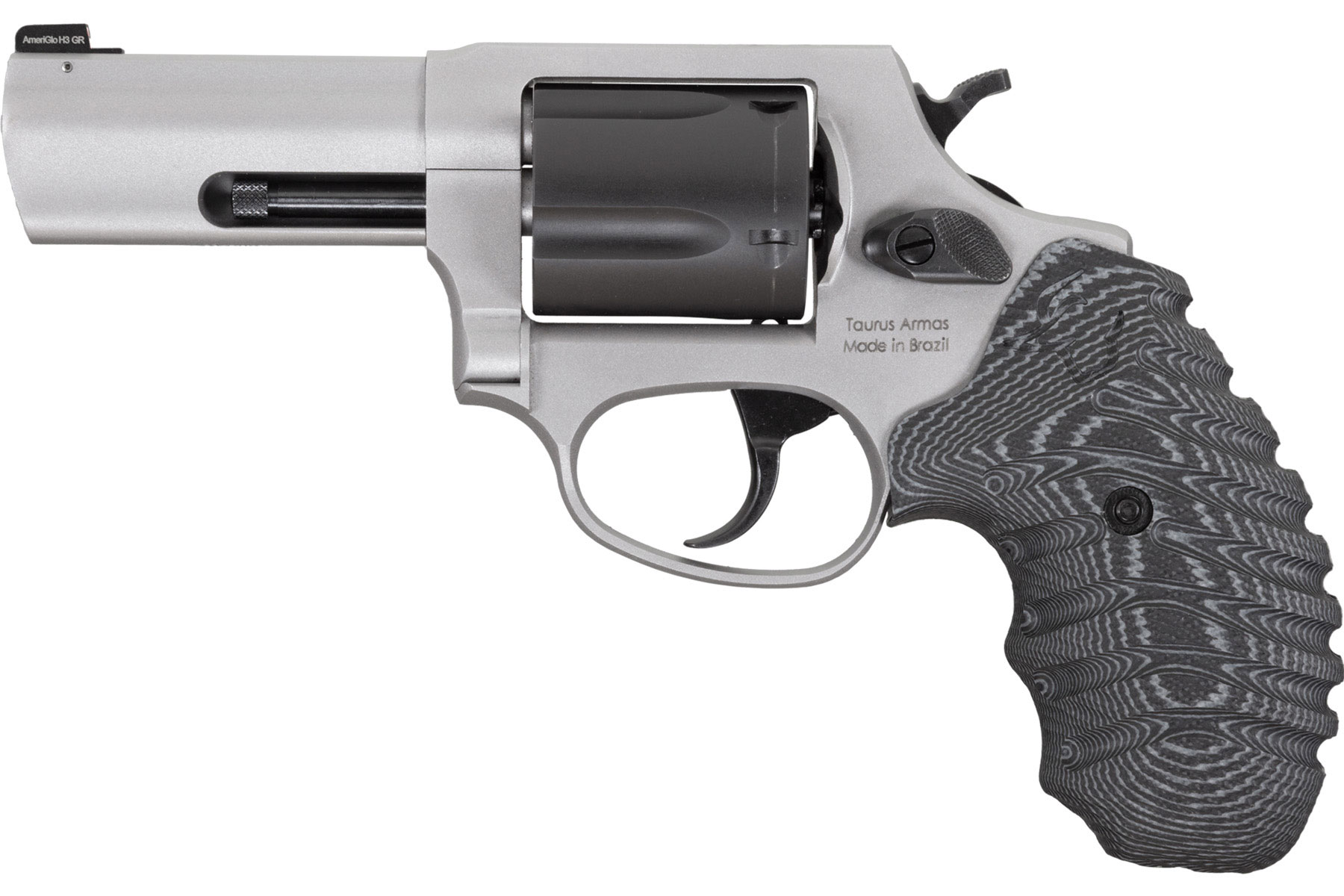 Taurus Defener 605 357 Mag / 38 Spl +P Matte Stainless Steel 3.00 in. VZ Grips