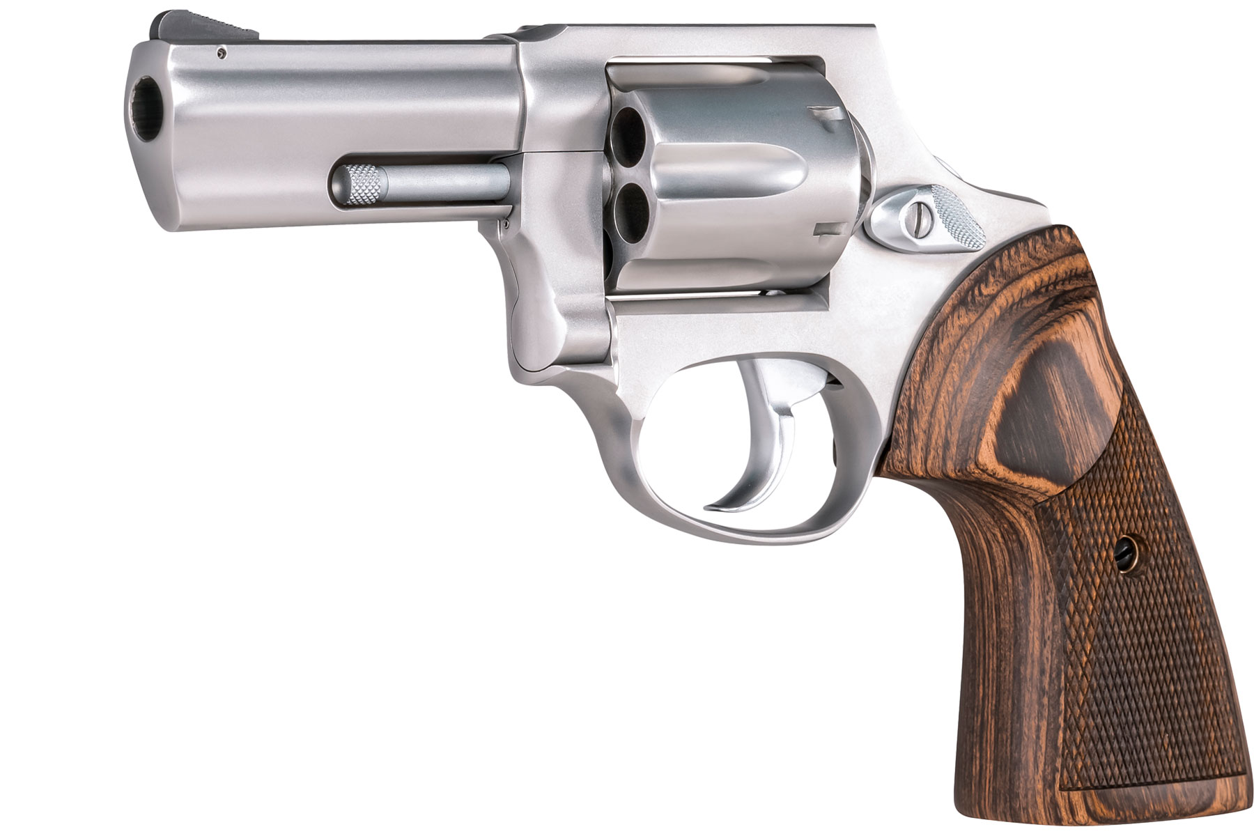 Taurus 856 Executive Grade 38 Spl +P Hand-polished Satin Concealed Hammer 3 in.