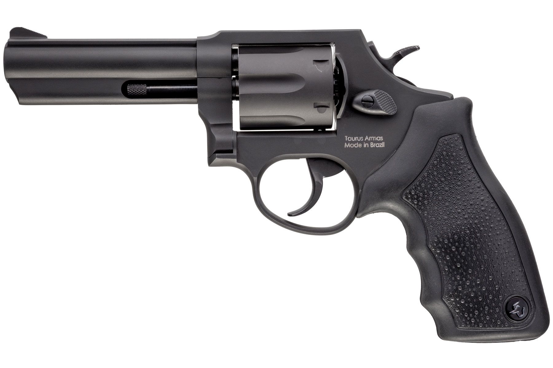 Taurus 65 357 Mag / 38 Spl +P Matte Black Oxide 4.00 in. Soft Rubber