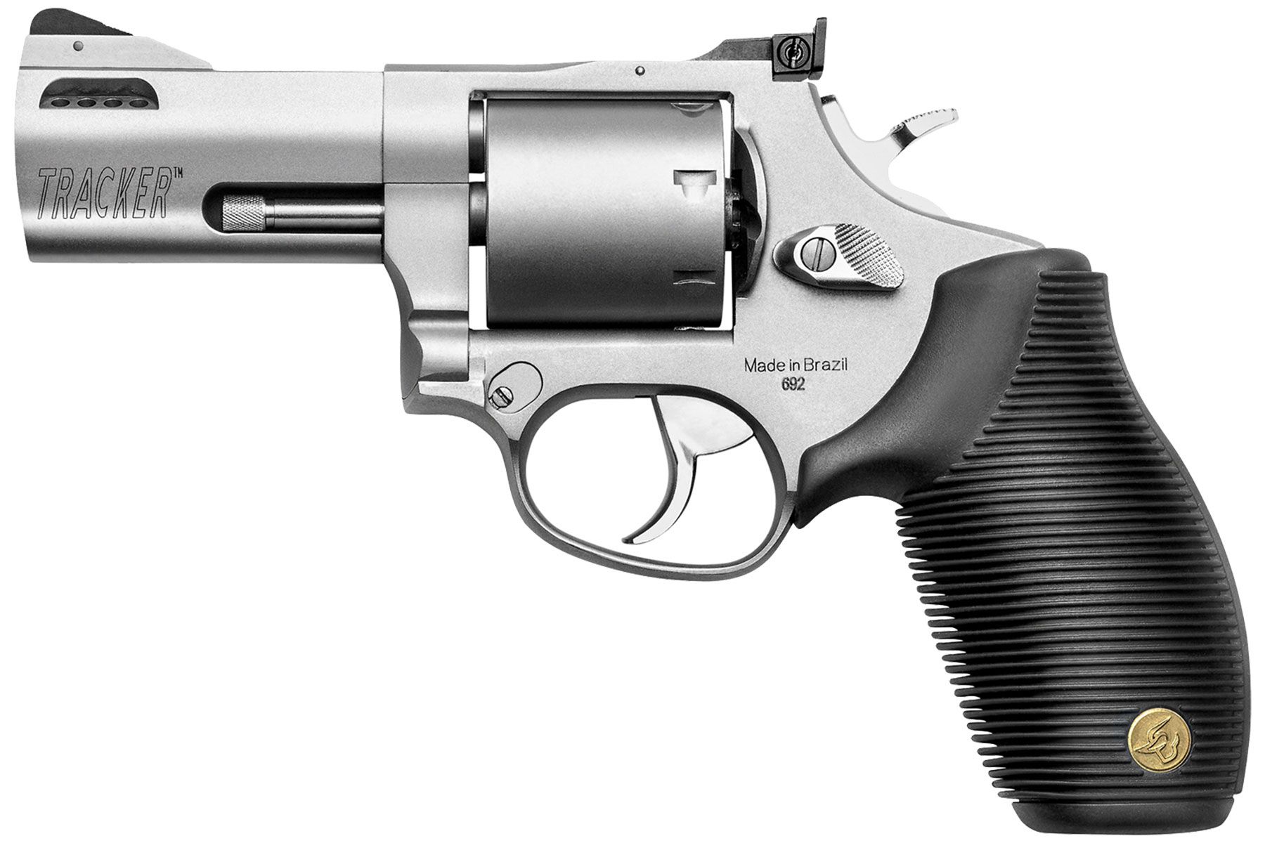 Taurus 692 357 Mag / 38 Spl +P / 9mm Luger Matte Stainless 3.00 in. Ribber Grip®