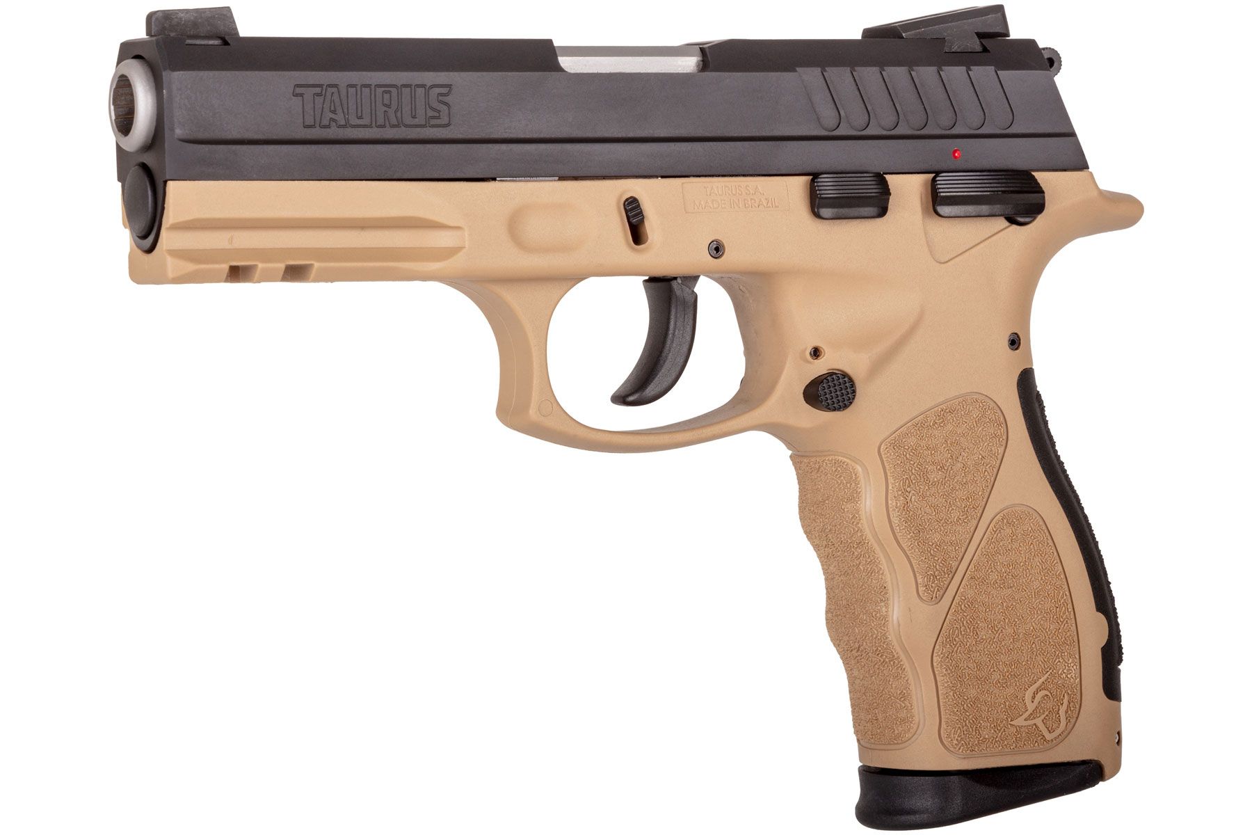 Taurus TH Matte Black / Tan 40 S&W Full Size 15 Rds.