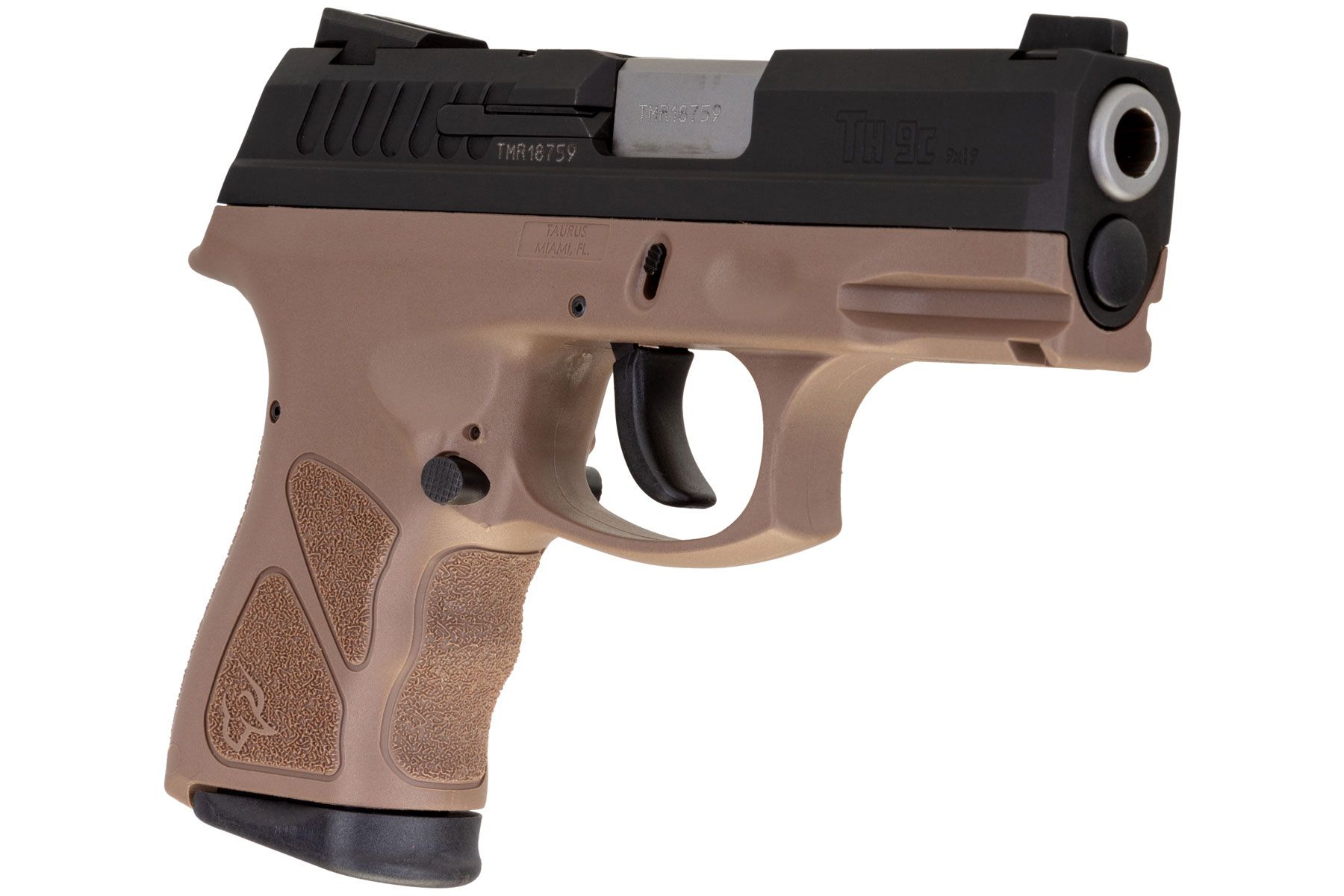 Taurus THc Matte Black / Brown 9mm Luger Compact 17 Rds.