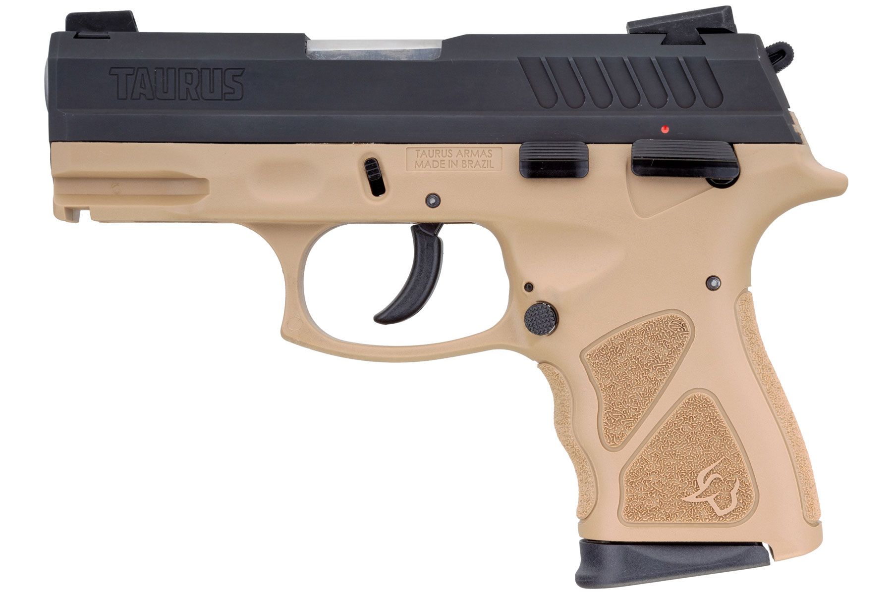 Taurus TH Matte Black / Tan 9mm Luger Compact 17 Rds.