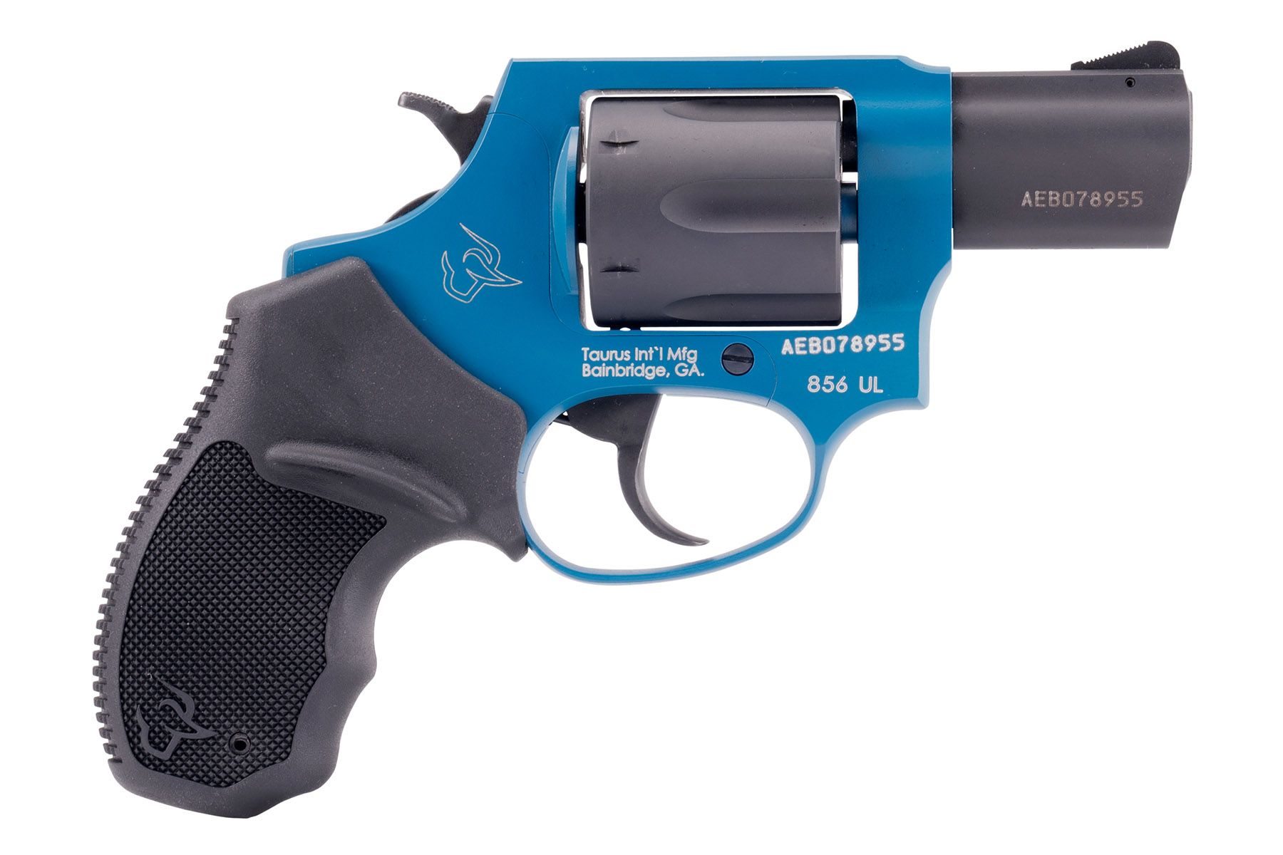 Taurus 856 38 Spl +P bk + Sky Blue 2in.