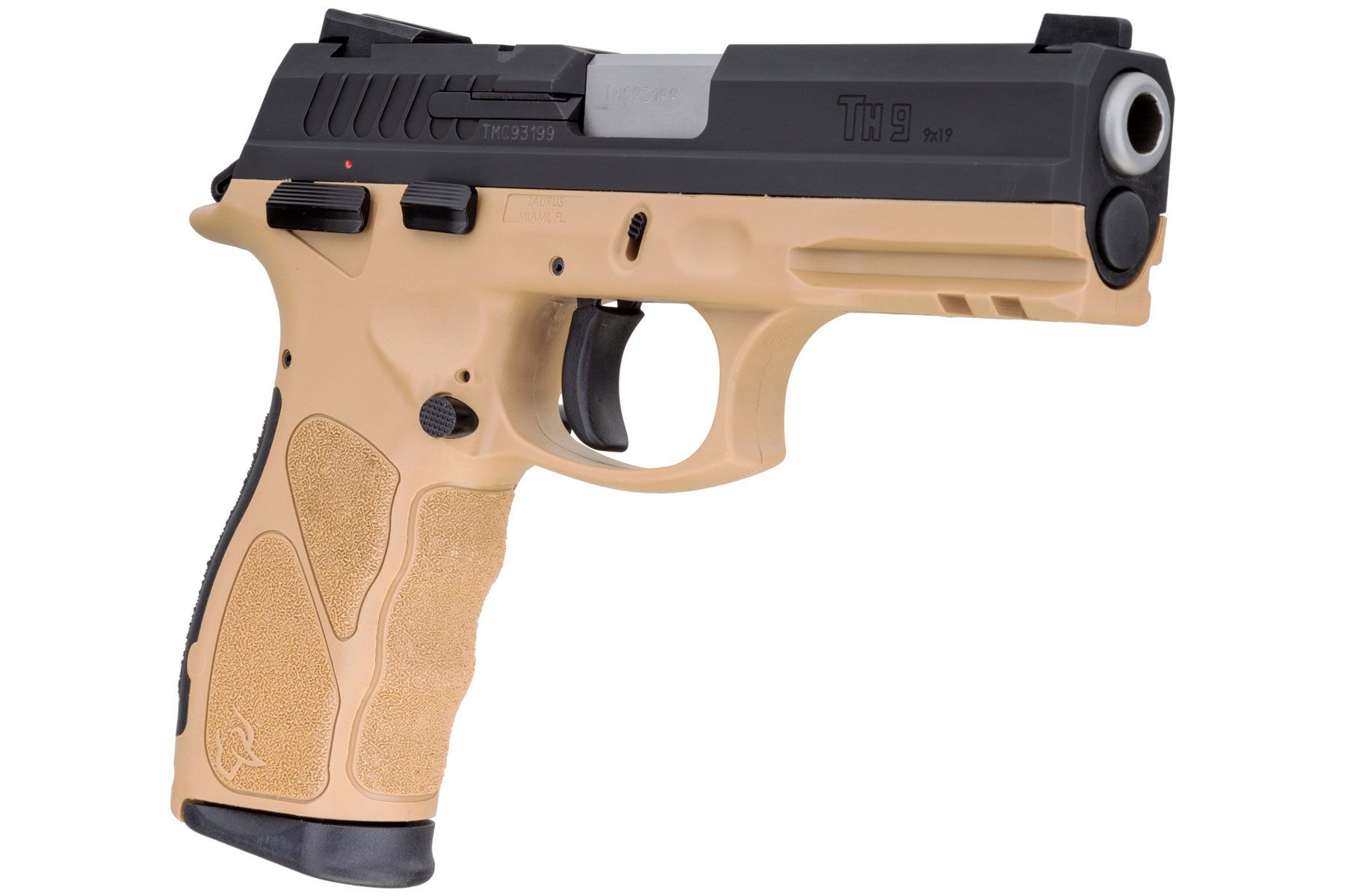 Taurus TH Matte Black / Tan 9mm Luger Full Size 17 Rds.