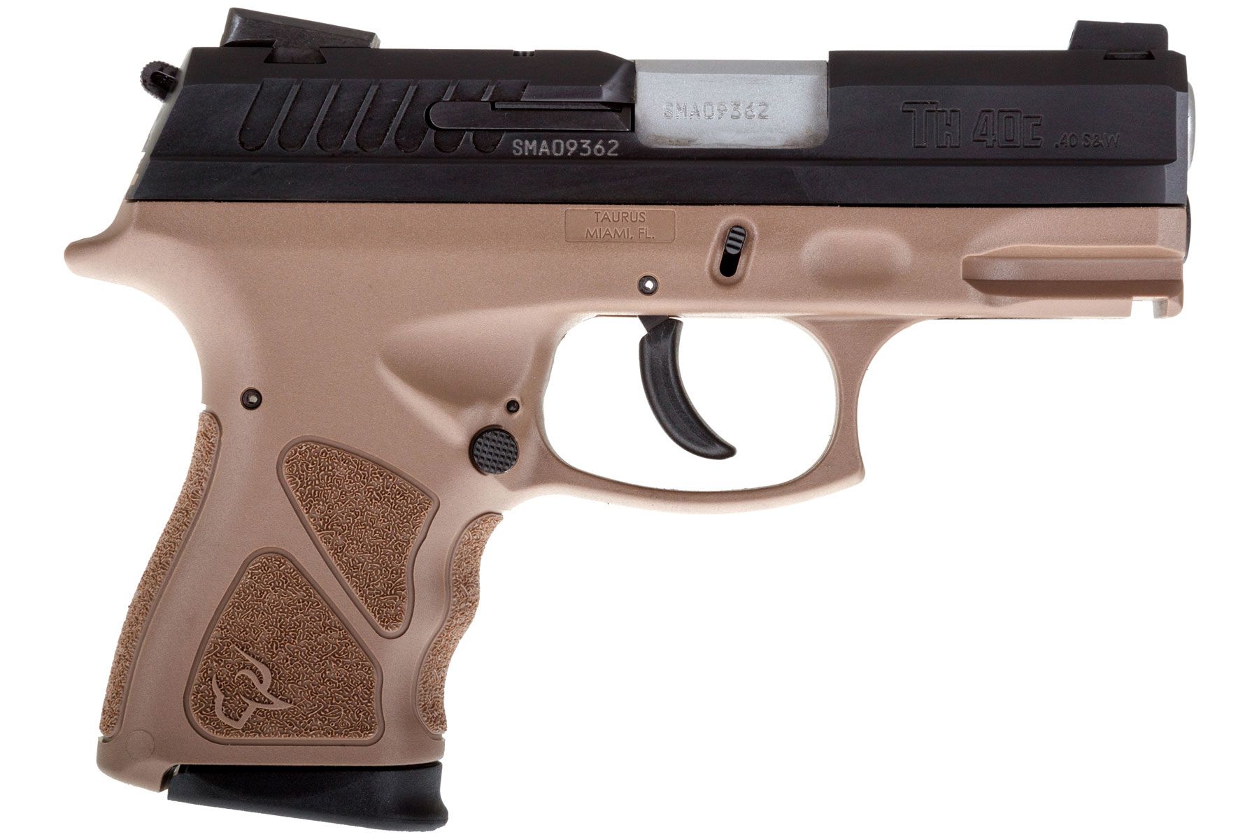 Taurus TH Matte Black / Brown 40 S&W Compact 11 Rds.