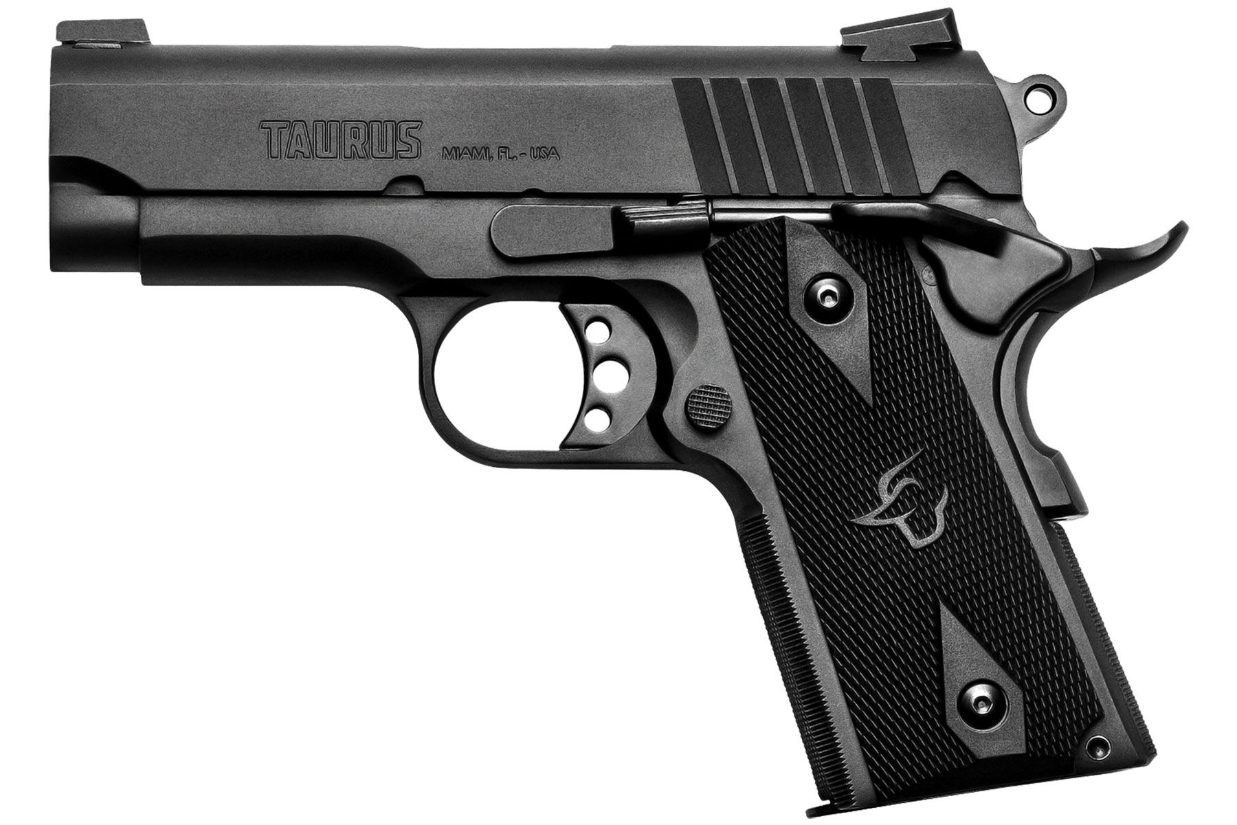 Taurus 1911 Officer 45 ACP Matte Black Compact