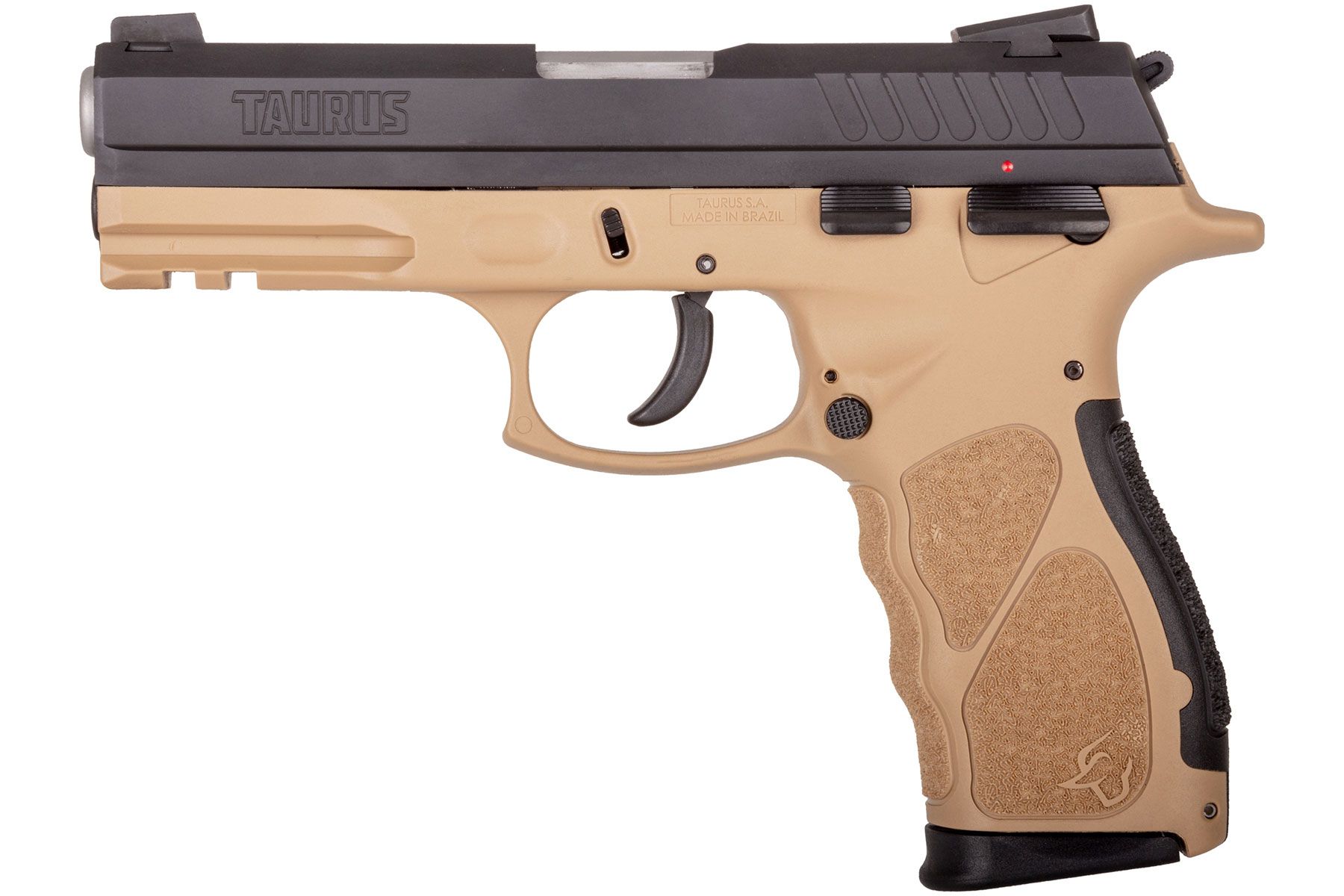 Taurus TH Matte Black / Tan 40 S&W Full Size 15 Rds.