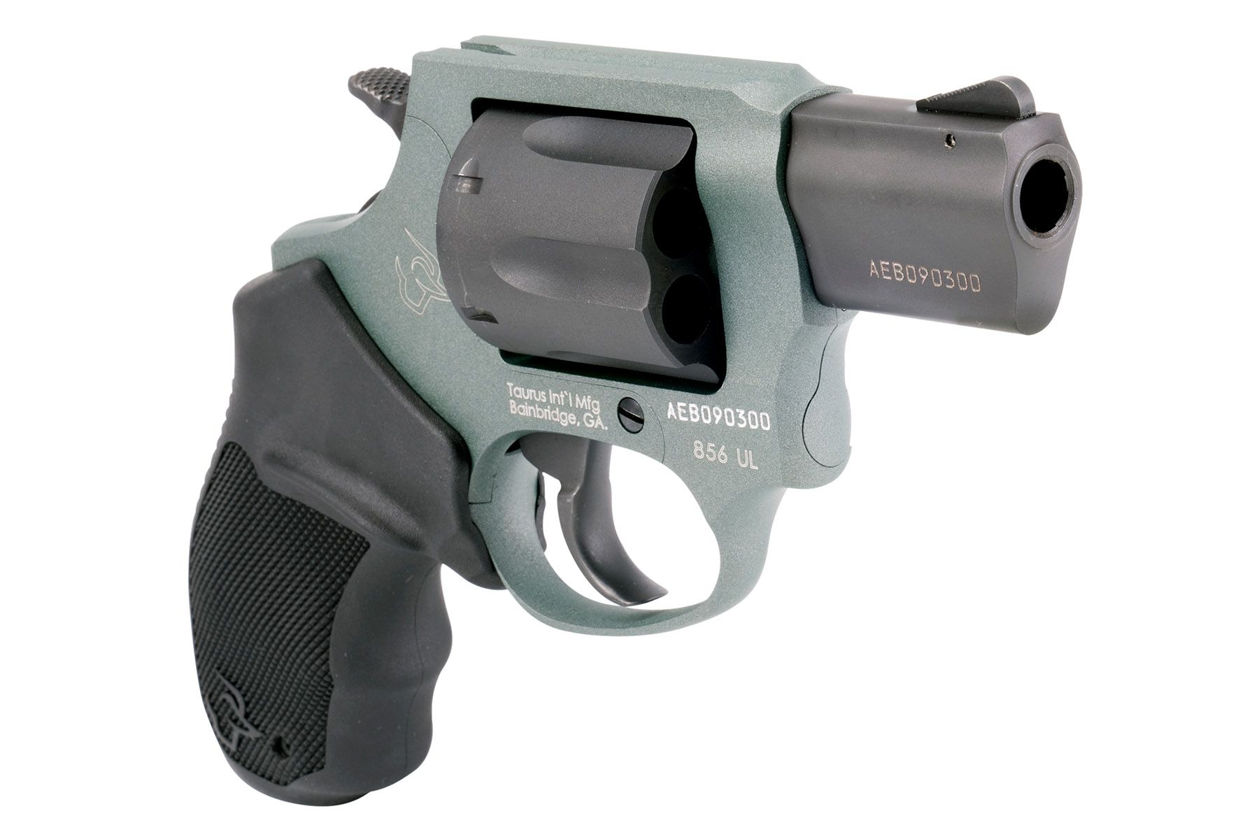 Taurus 856 38 Spl +P Ultra-Lite + Charcoal Green 2in.