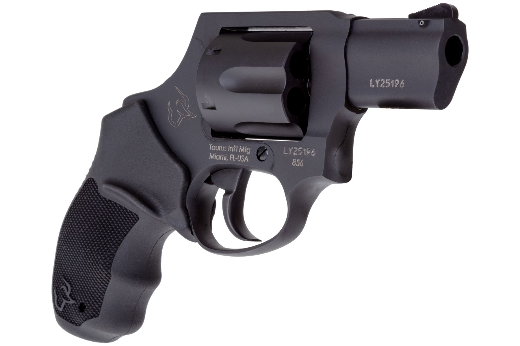 Taurus 856 38 Spl +P Matte Black 2 in. Concealed Hammer