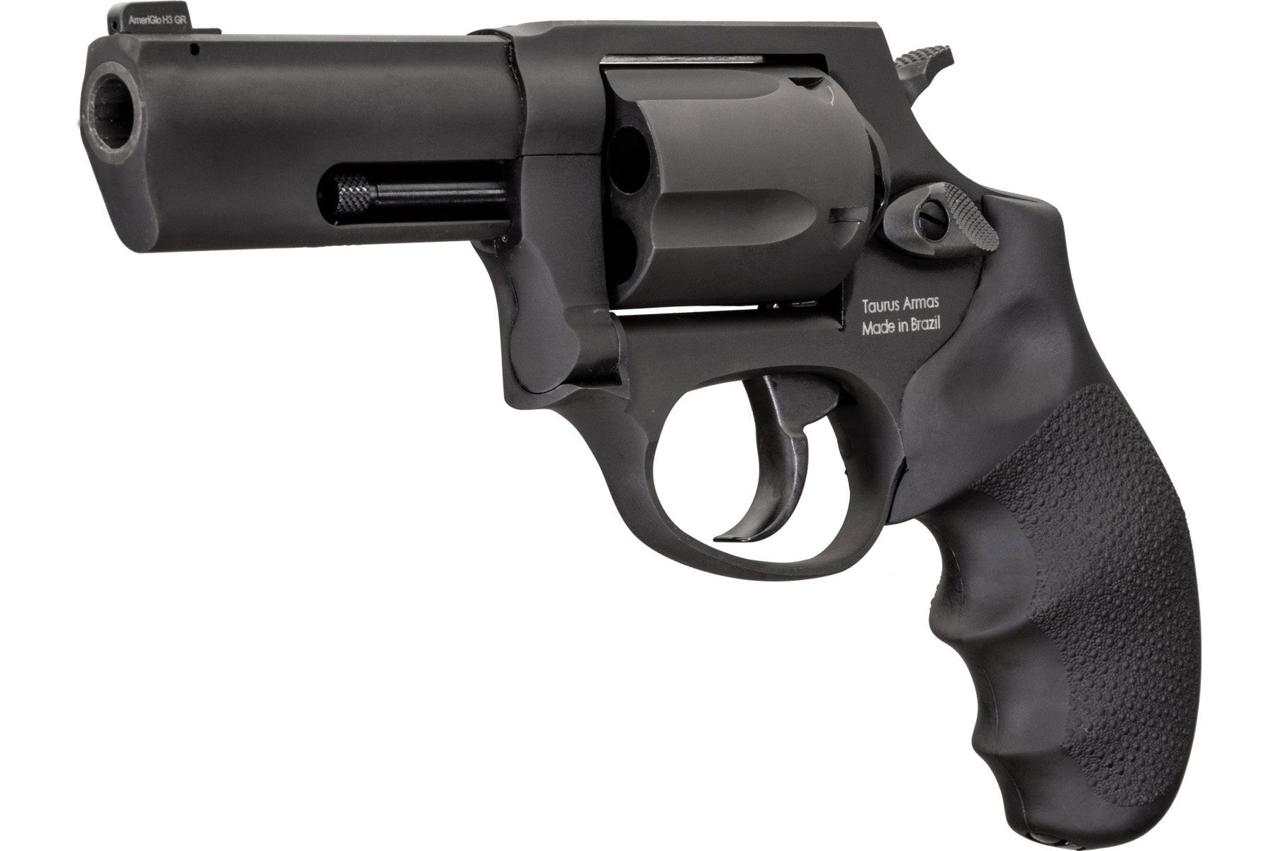 Taurus Defender 605 357 Mag / 38 Spl +P Matte Black Oxide 3.00 in. Hogue Rubber Grip