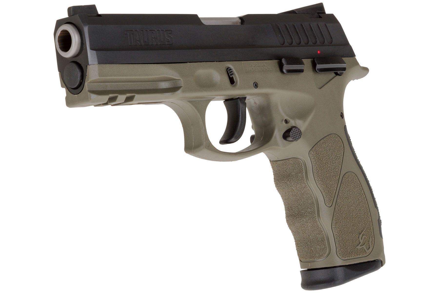 Taurus TH Matte Black / OD Green 40 S&W Full Size 15 Rds.