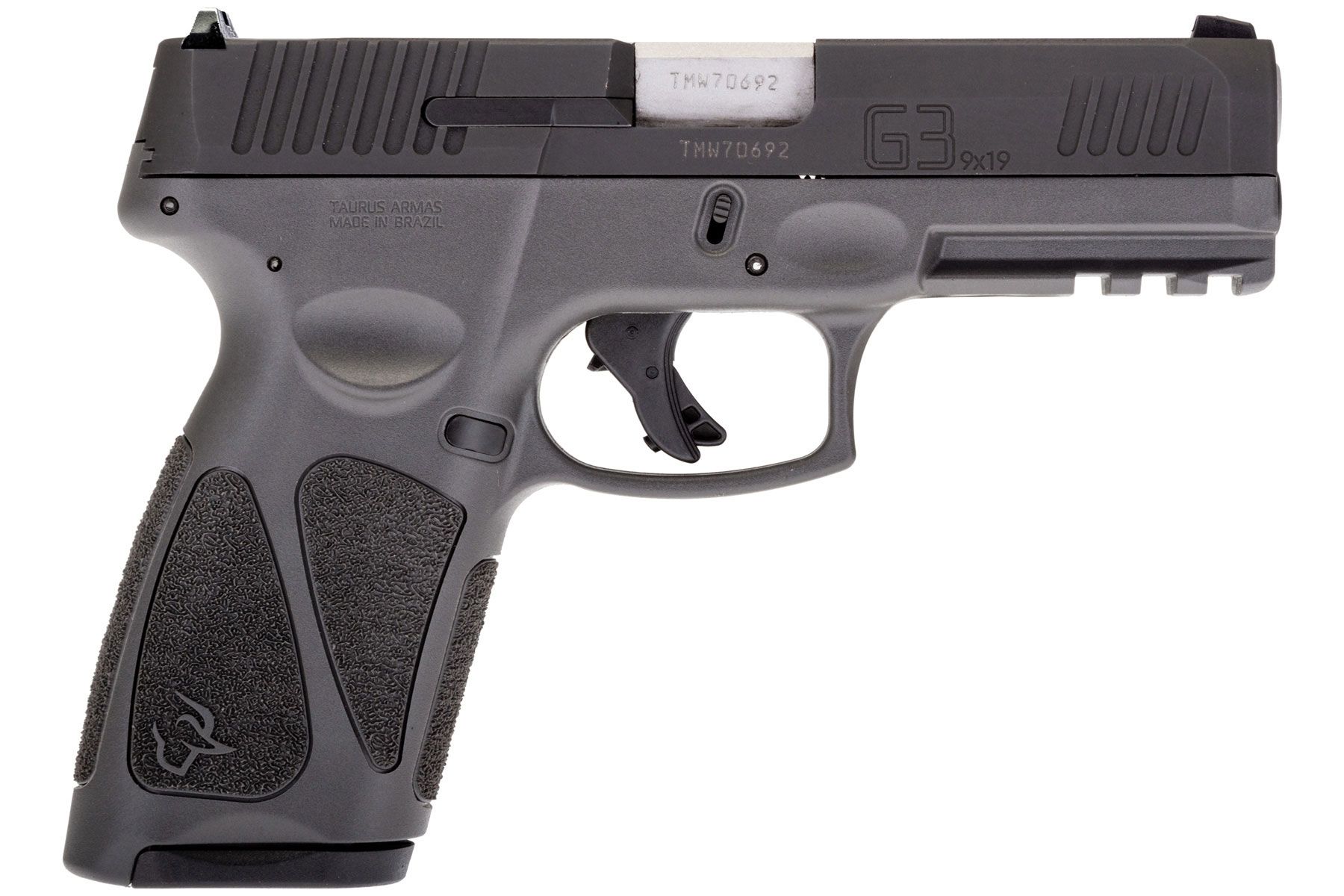 Tenifer Matte Black / Gray 9mm Luger Full Size 15 Rds. Steel Sights