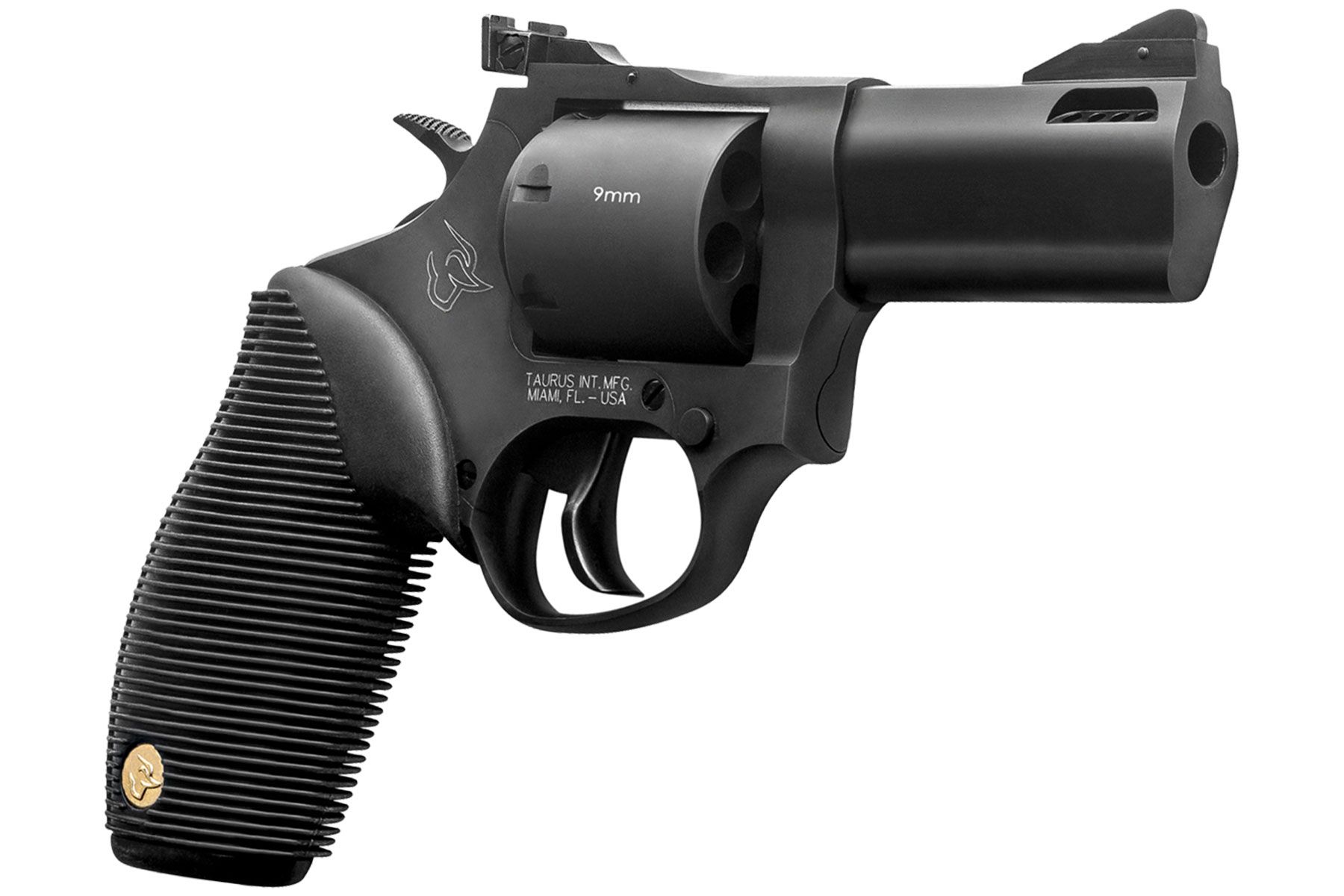 Taurus 692 357 Mag / 38 Spl +P / 9mm Luger Matte Black 3.00 in. Ribber Grip®