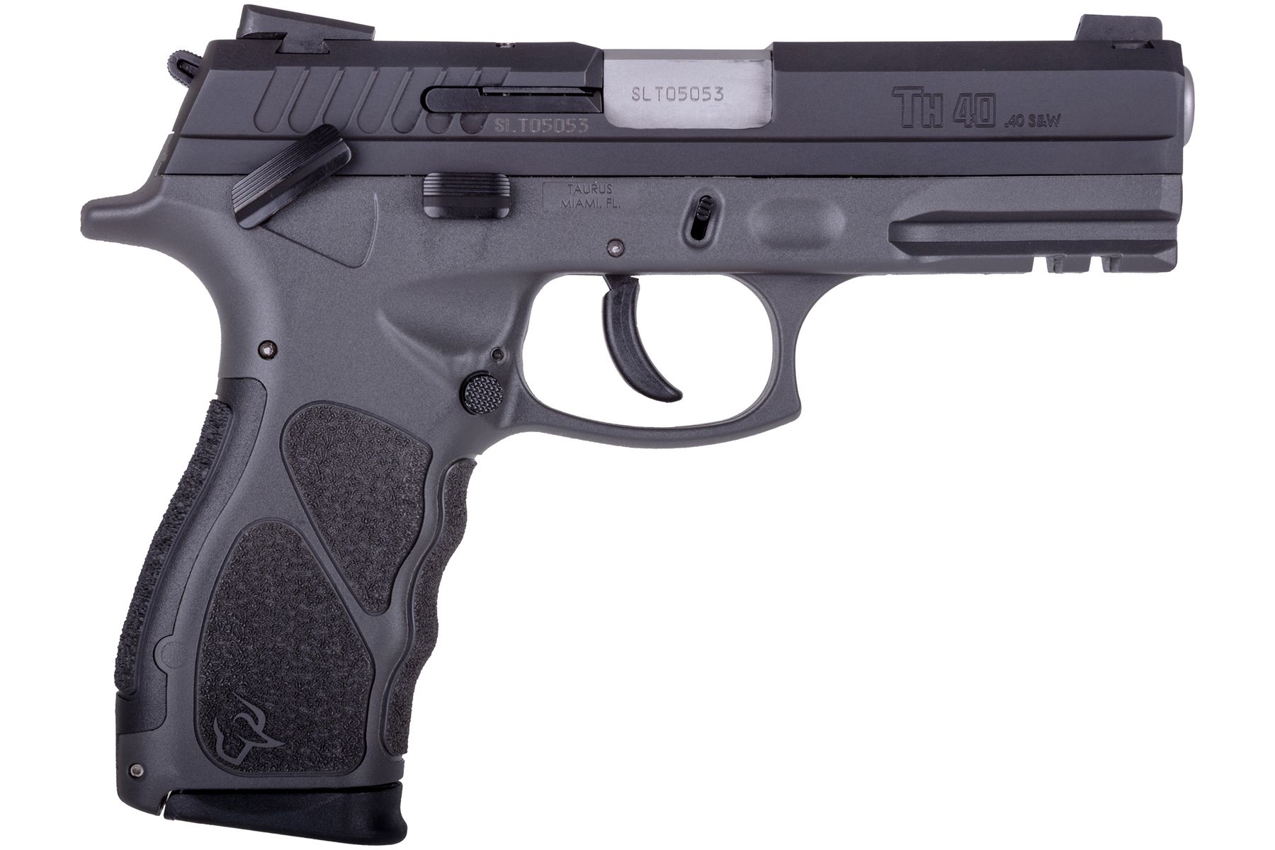 Taurus TH Matte Black / Gray 40 S&W Full Size 15 Rds.