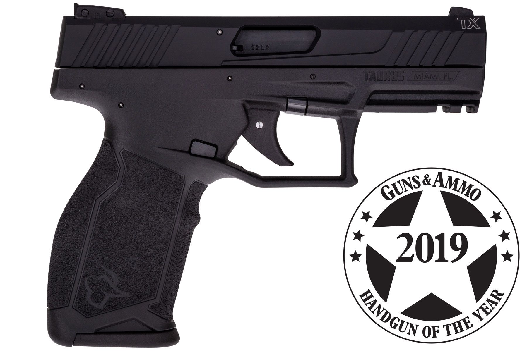 TaurusTX 22 Hard Anodized Black 22 LR Black Polymer Frame 10-Round Non Manual Safety