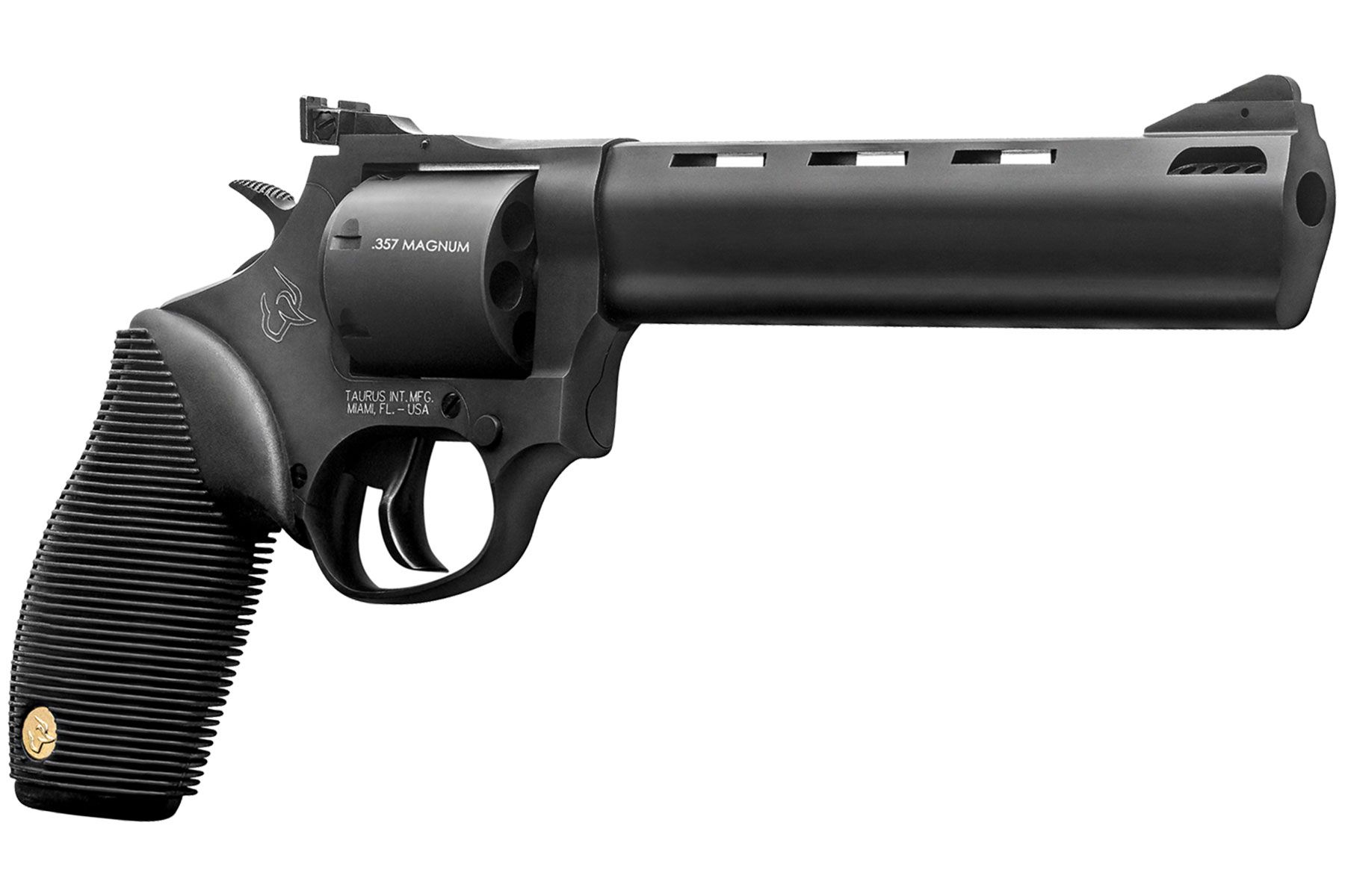 Taurus 692 357 Mag / 38 Spl +P / 9mm Luger Matte Black 6.50 in. Ribber Grip®