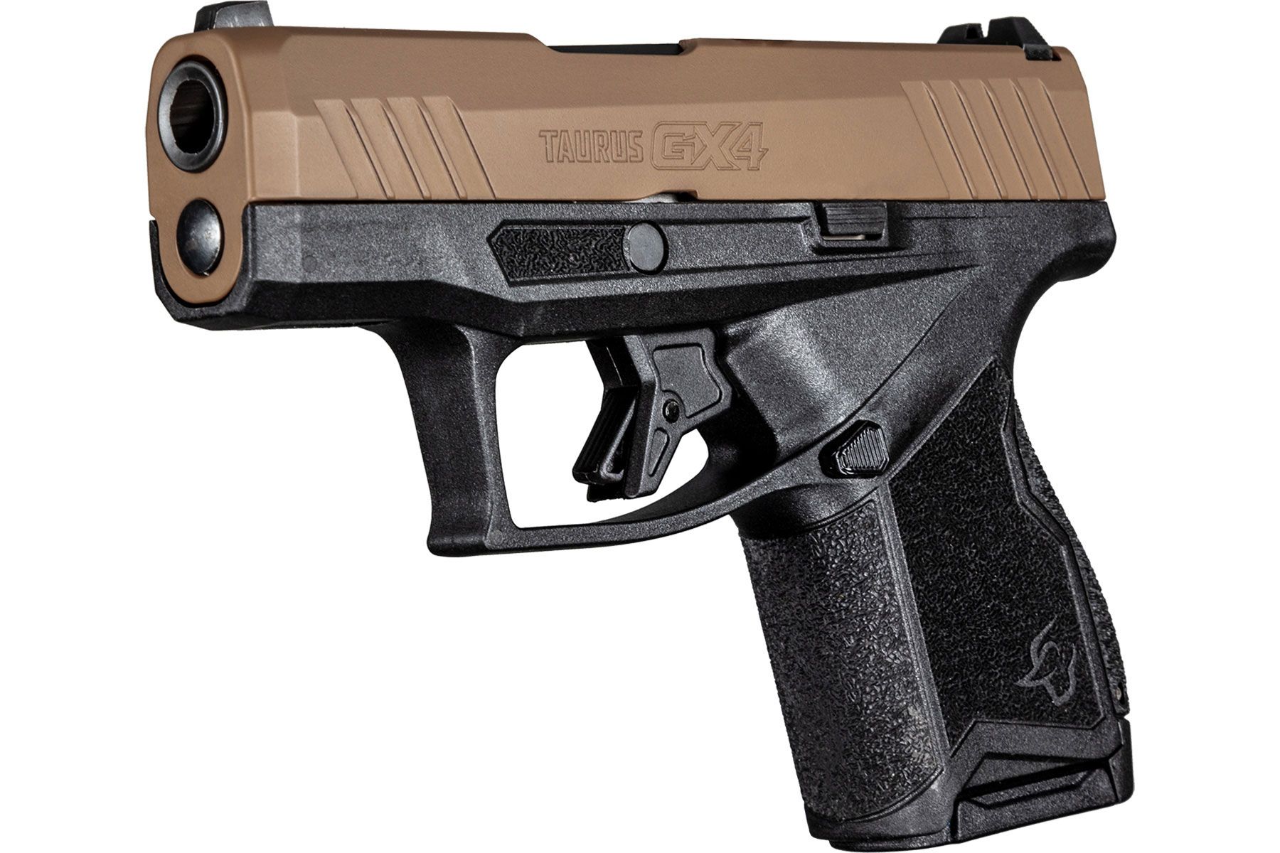 Taurus GX4 Black/Troy Coyote Brown 9mm Luger Micro-Compact 11 Rds.