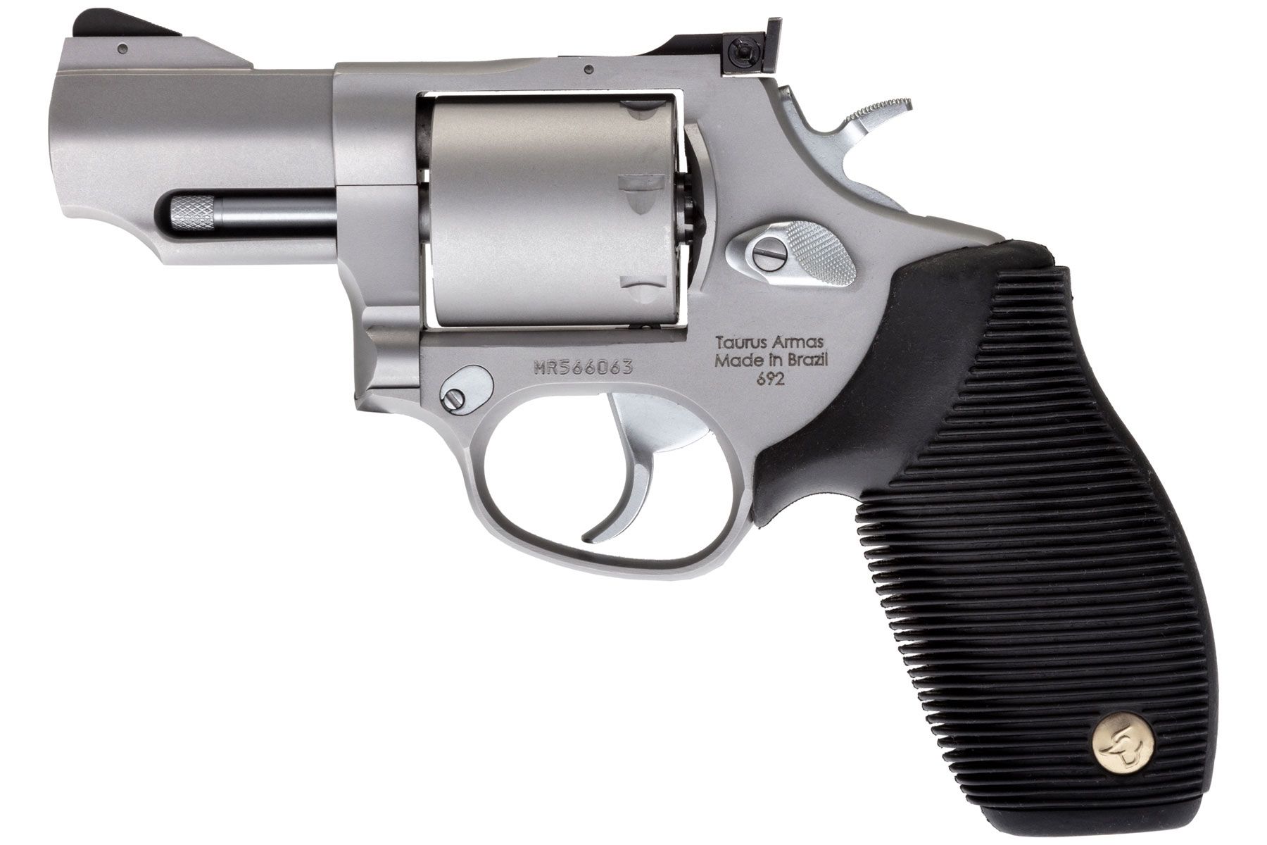 Taurus 692 357 Mag / 38 Spl +P / 9mm Luger Matte Stainless 2.50 in. Ribber Grip®