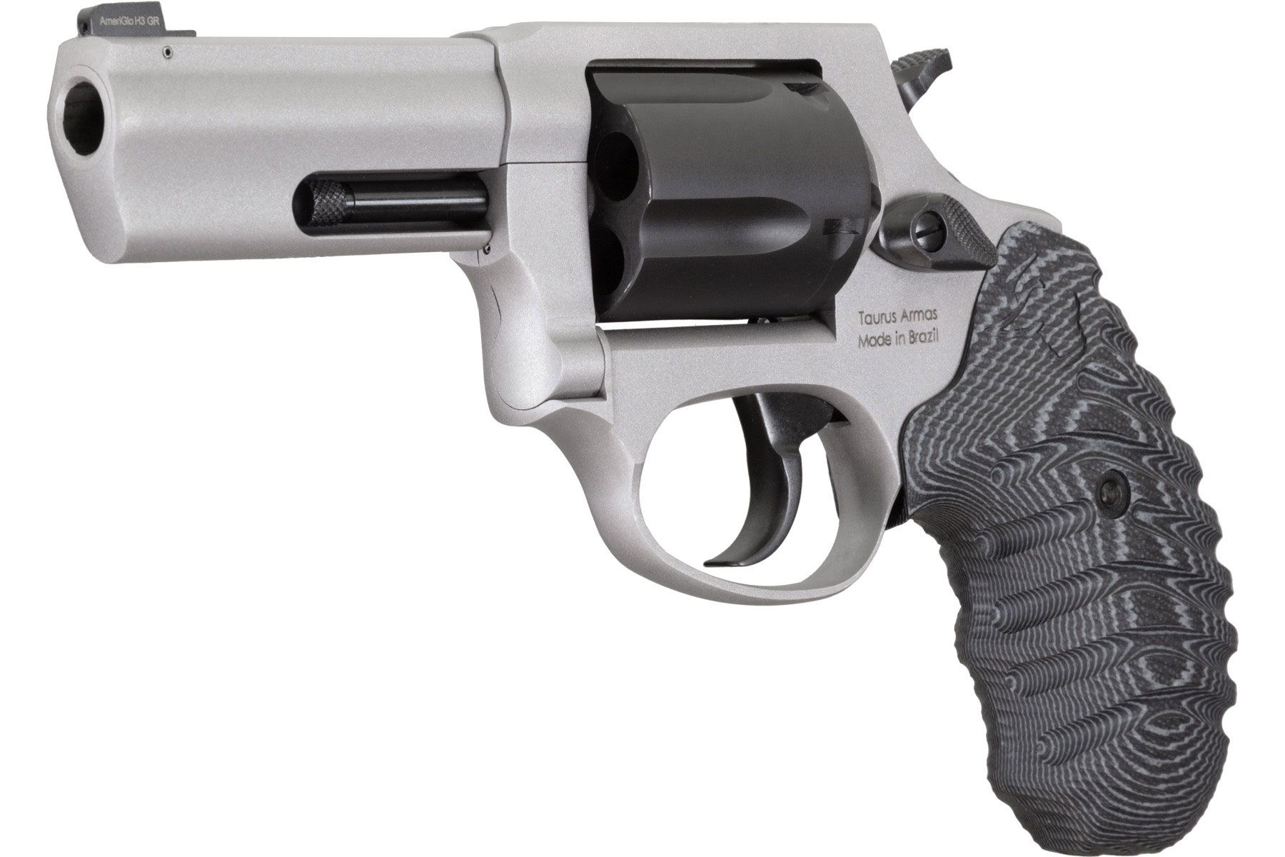 Taurus Defener 605 357 Mag / 38 Spl +P Matte Stainless Steel 3.00 in. VZ Grips