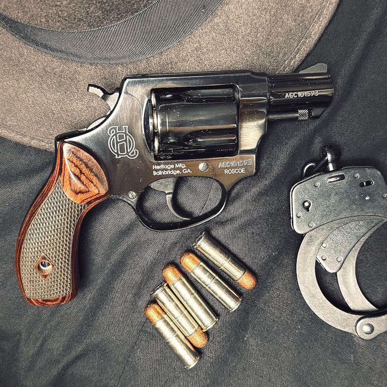 New from Heritage Mfg. is the Roscoe, a small-frame .38 Special snub-nose revolver with a design and looks that are a throwback to the 1950’s.