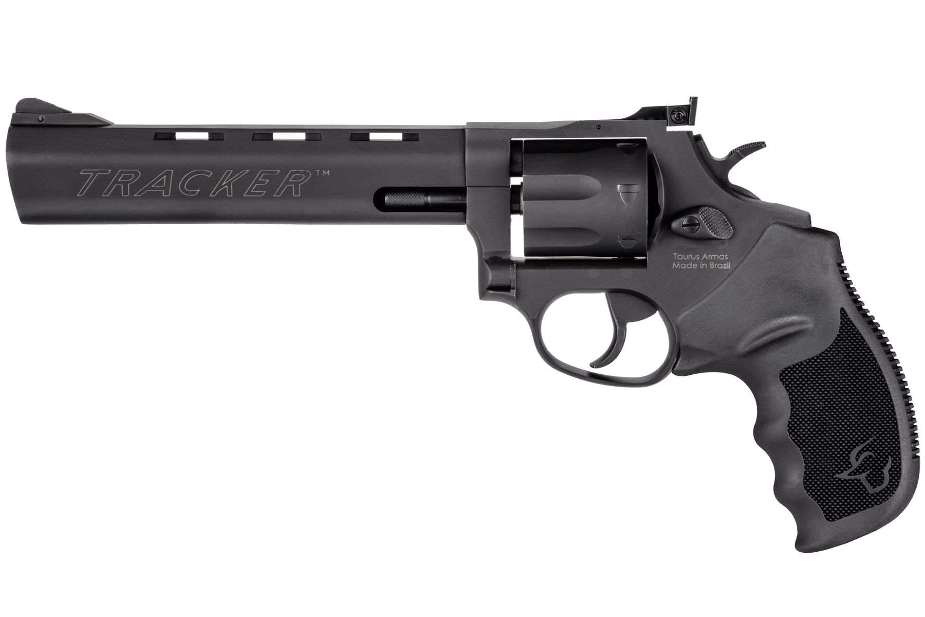 Taurus Tracker 17 HMR Matte Black Oxide 6.50 in. Ribber Grip®