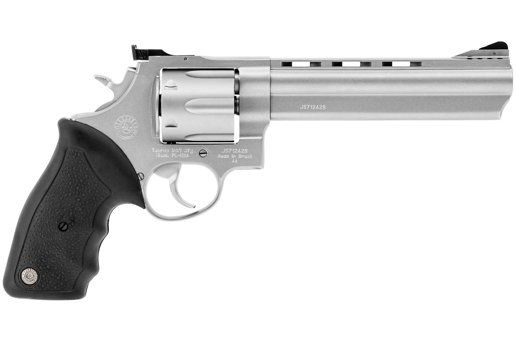 Taurus 44 | 44 Mag Matte Stainless 6.50 in. Soft Rubber