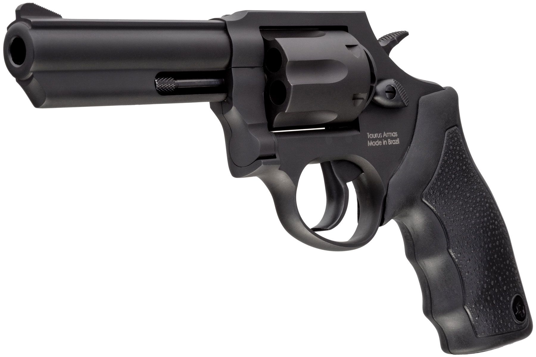 Taurus 65 357 Mag / 38 Spl +P Matte Black Oxide 4.00 in. Soft Rubber