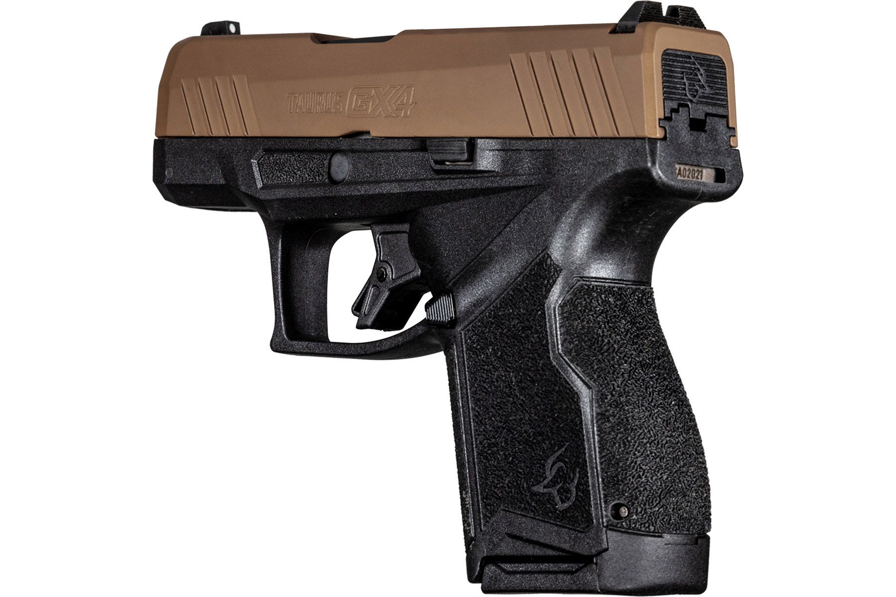 Taurus GX4 Black/Troy Coyote Brown 9mm Luger Micro-Compact 11 Rds.