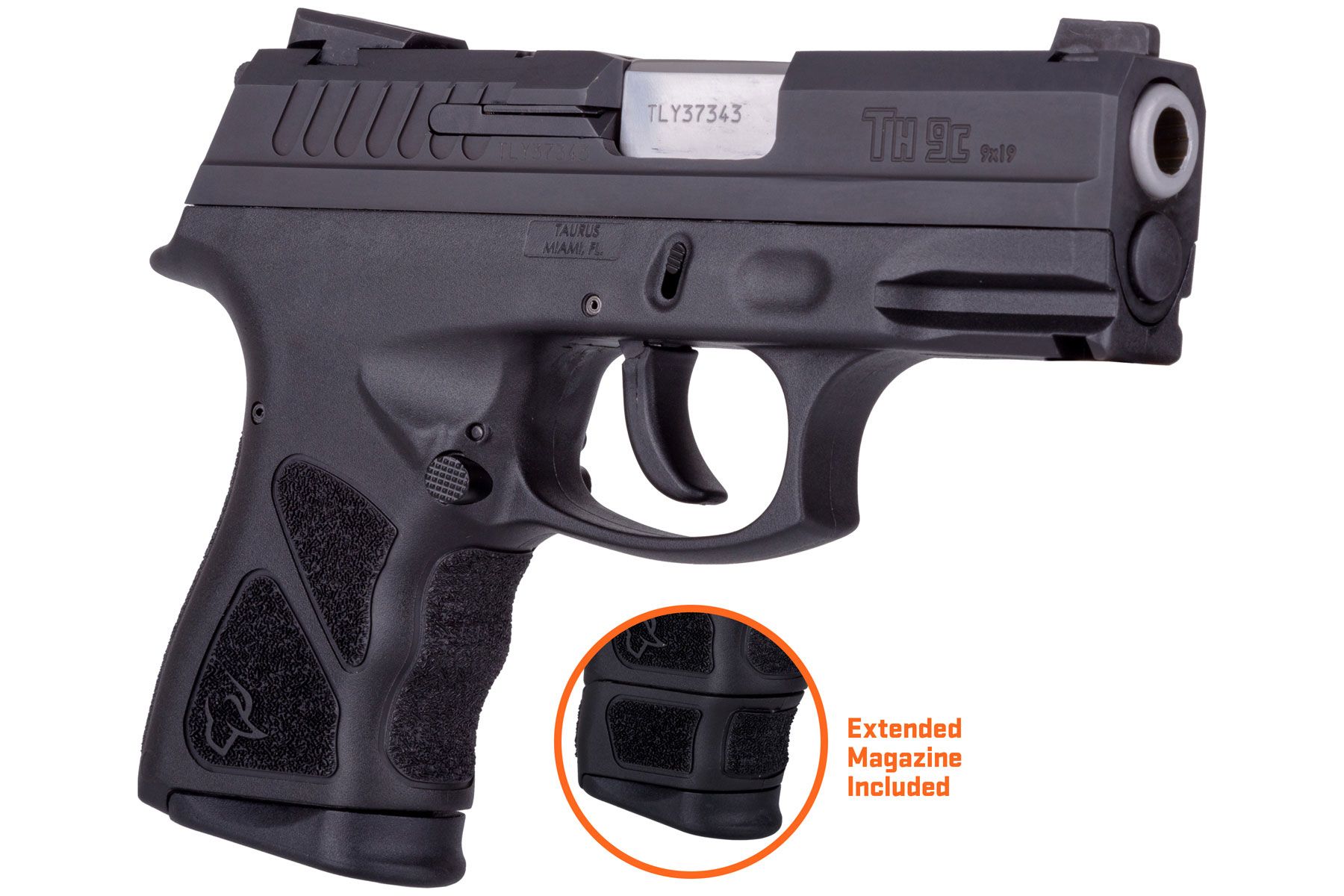 Taurus THc Matte Black 9mm Luger Compact 17 Rds.