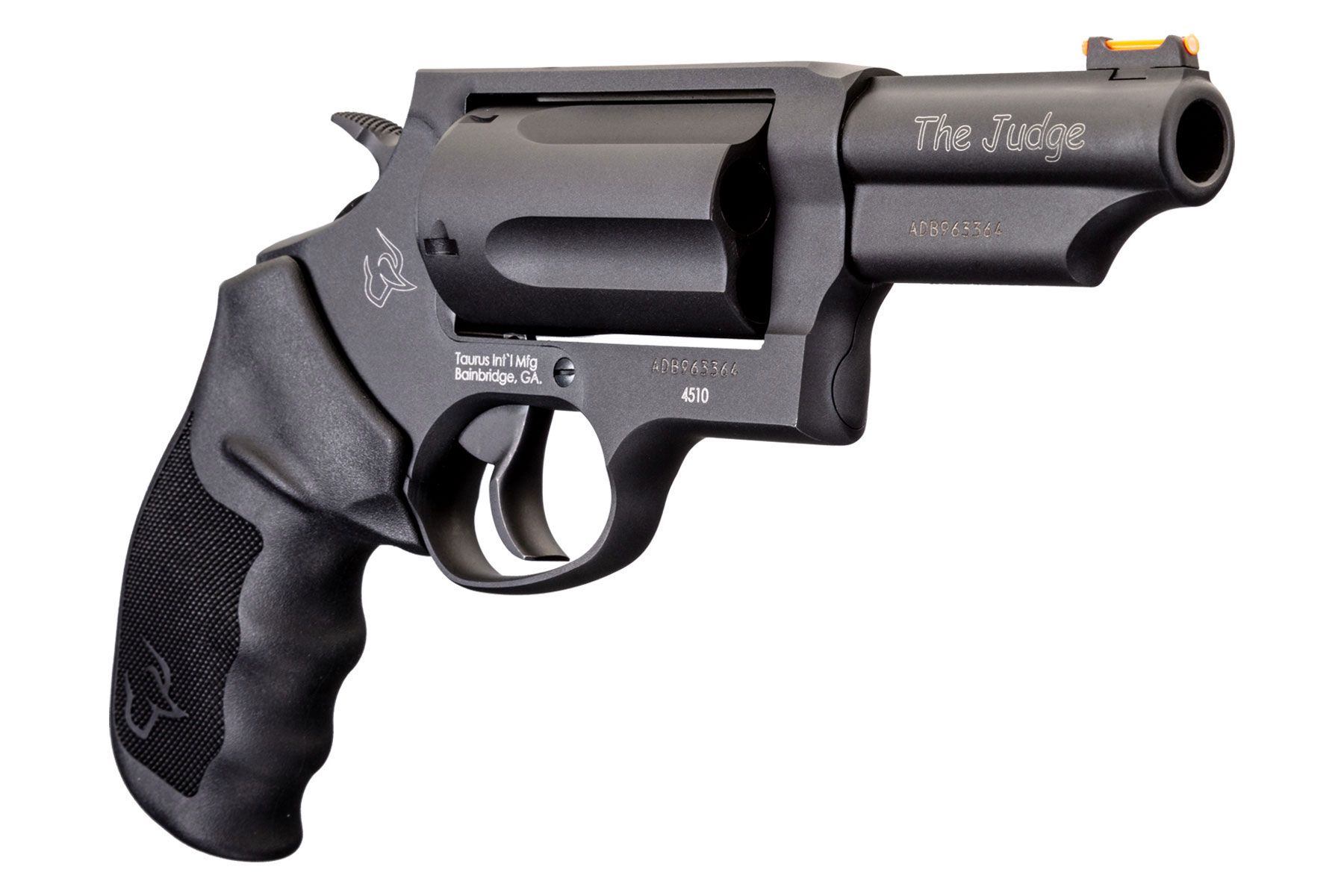 Taurus Judge 45 Colt / 410 GA Matte Black Oxide 3.00 in. Ribber Grip®