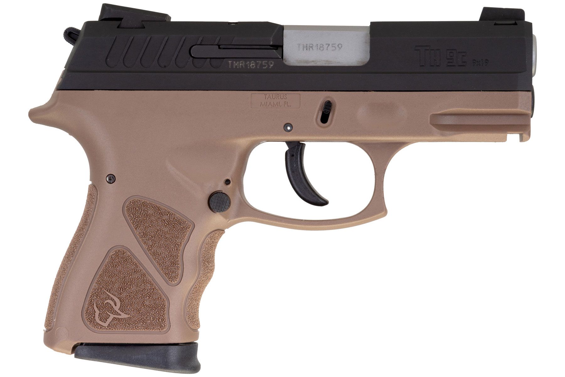 Taurus THc Matte Black / Brown 9mm Luger Compact 17 Rds.