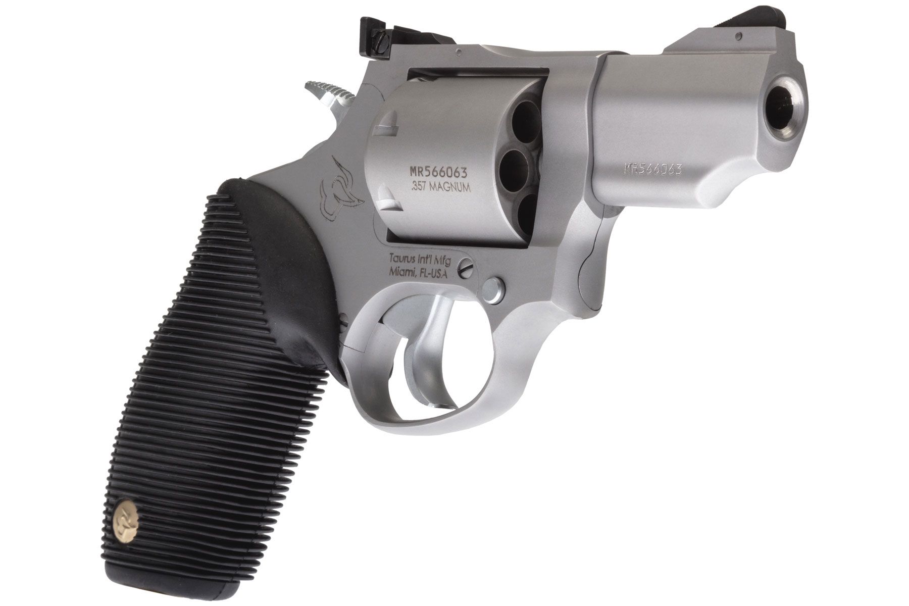 Taurus 692 357 Mag / 38 Spl +P / 9mm Luger Matte Stainless 2.50 in. Ribber Grip®