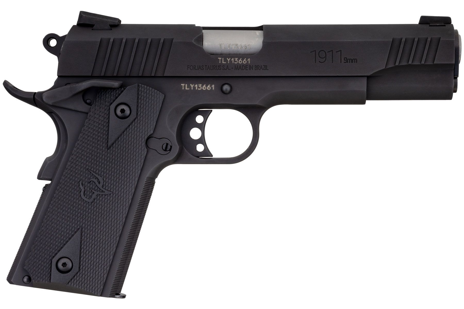 9mm Luger Matte Black Full Size