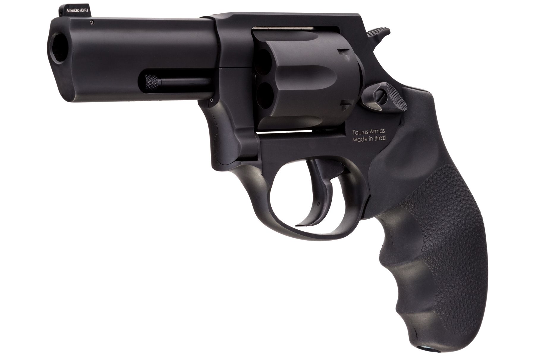 Taurus Defender 856 38 Spl +P Matte black 3.00 in. Hogue Rubber