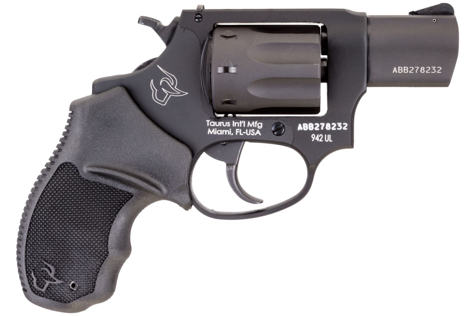 Taurus Protector 942 22 LR Hard Anodized Black Ultra-Lite 2 in.
