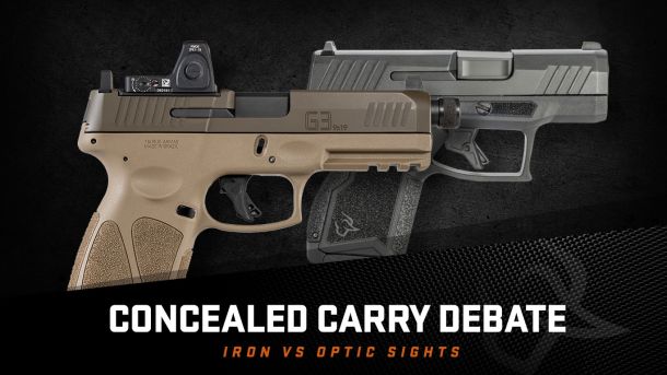 Conceal Carry Debate: Iron Vs. optic Sights