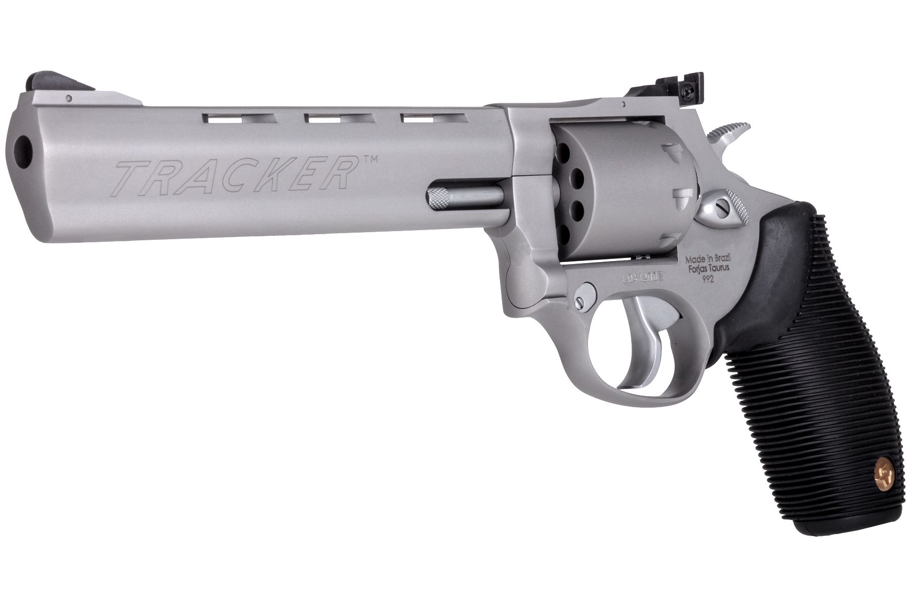 Taurus Tracker 992 22 LR / 22 WMR Matte Stainless 6.50 in. Ribber Grip®