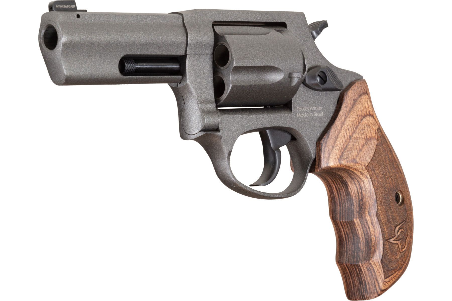 Taurus Defender 605 357 Mag / 38 Spl +P Tungsten Cerakote 3.00 in. Altamont Grip