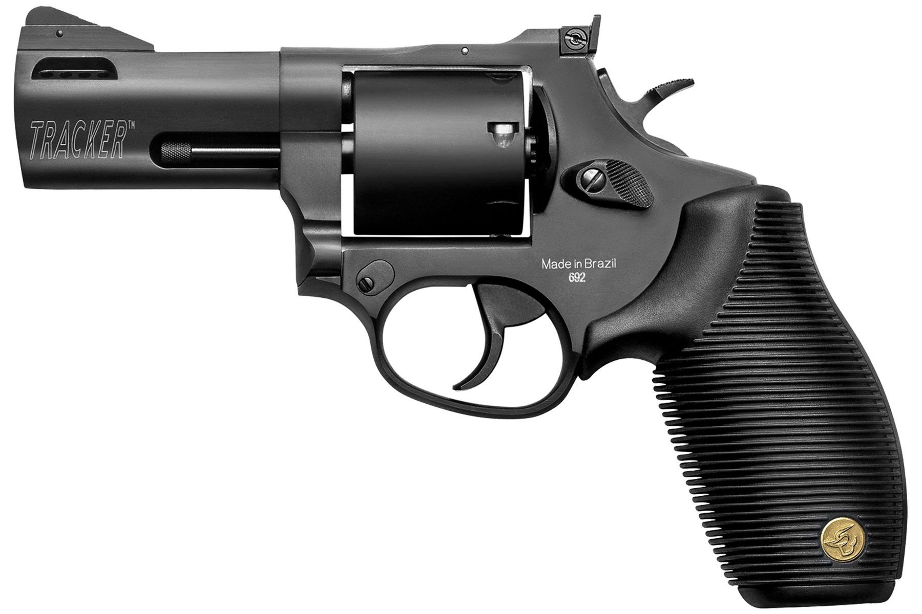 Taurus 692 357 Mag / 38 Spl +P / 9mm Luger Matte Black 3.00 in. Ribber Grip®