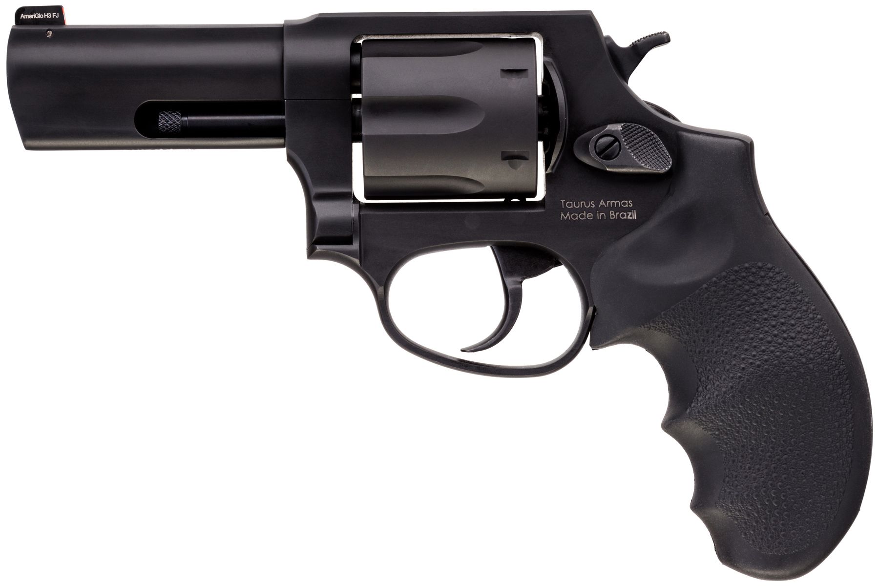 Taurus Defender 856 38 Spl +P Matte black 3.00 in. Hogue Rubber