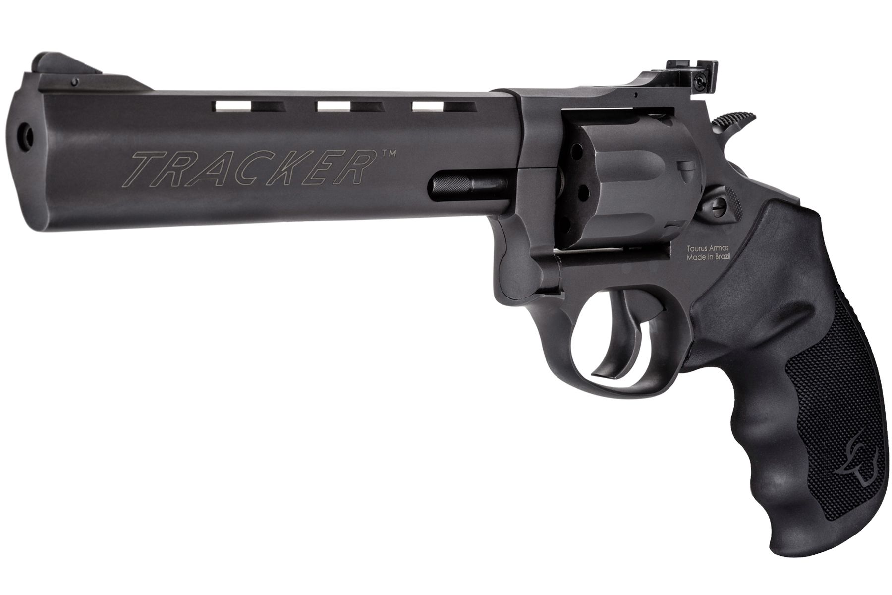 Taurus Tracker 17 HMR Matte Black Oxide 6.50 in. Ribber Grip®