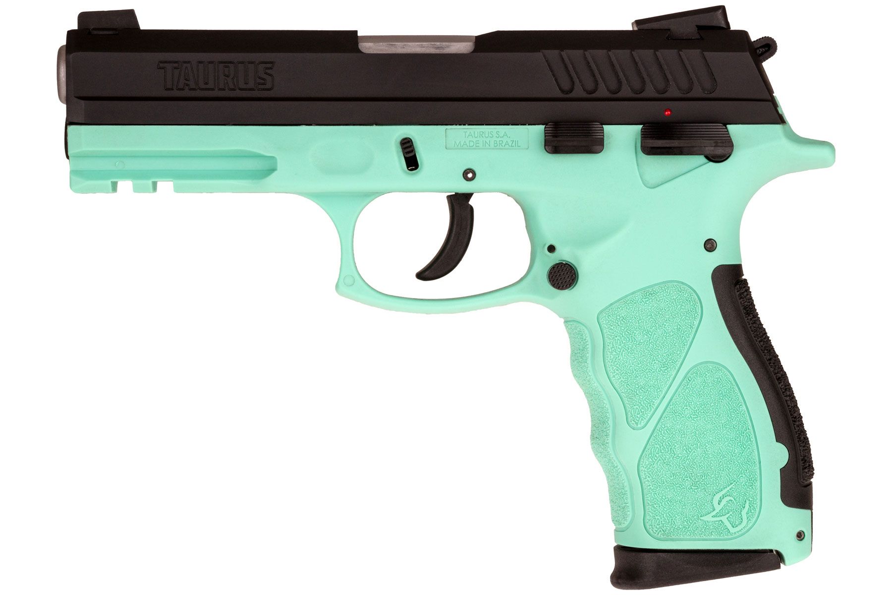 Taurus TH Matte Black /Cyan 9mm Luger Full Size 17 Rds.