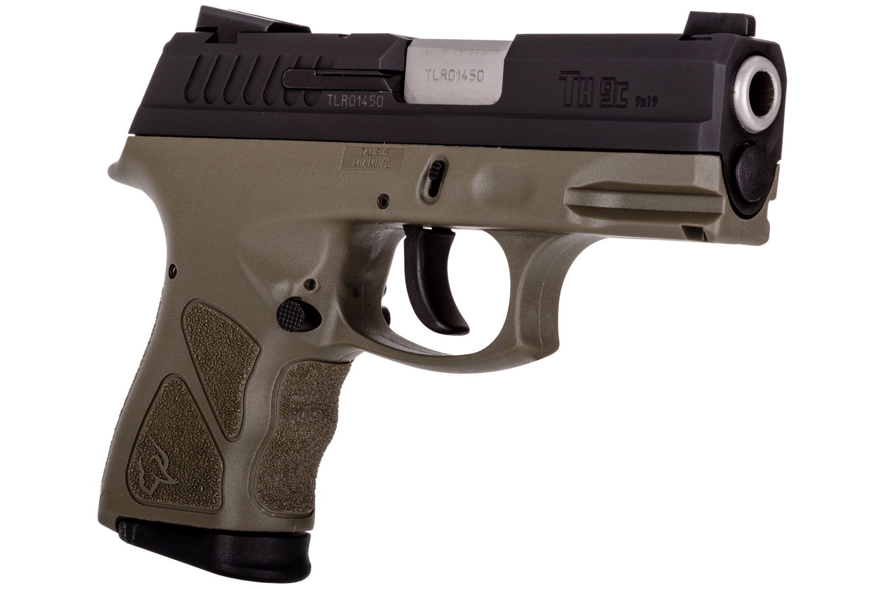 Taurus THc Matte Black / OD Green 9mm Luger Compact 17 Rds.