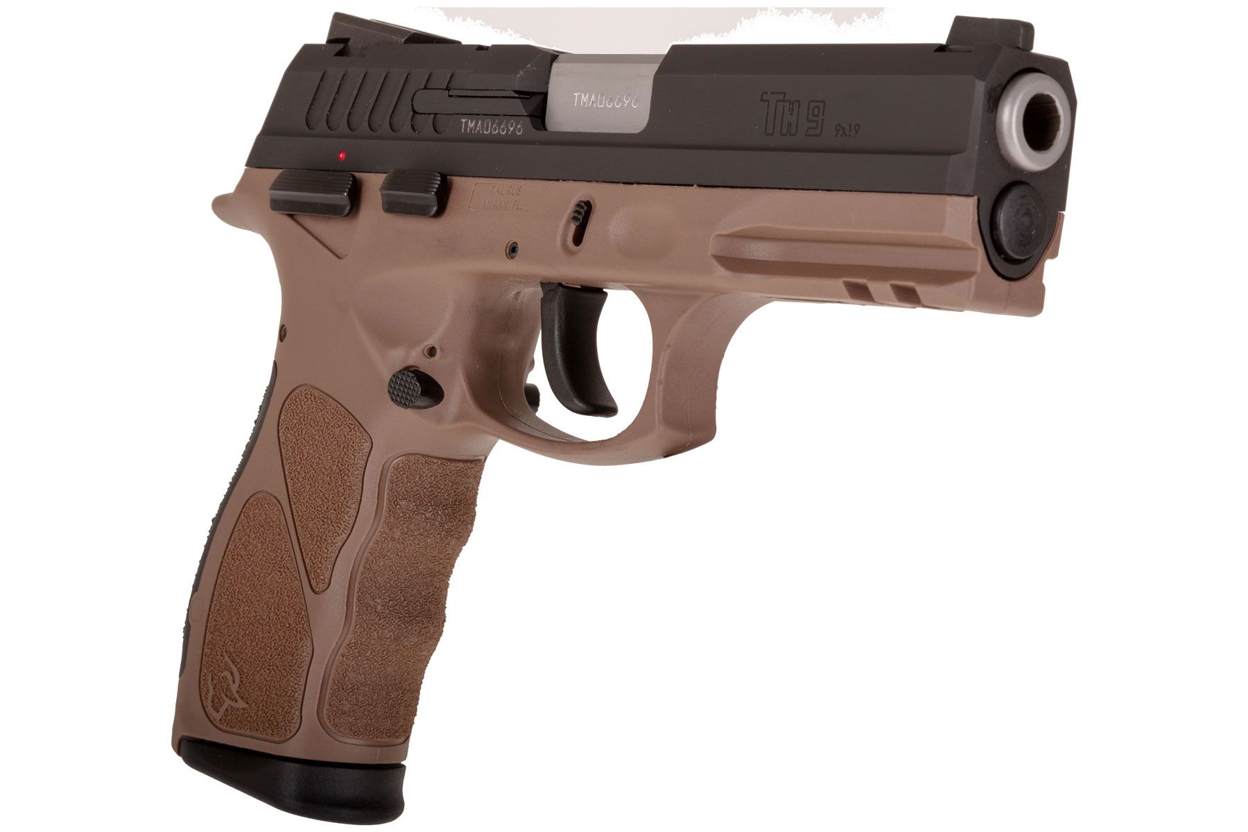 Taurus TH Matte Black / Brown 9mm Luger Full Size 17 Rds.