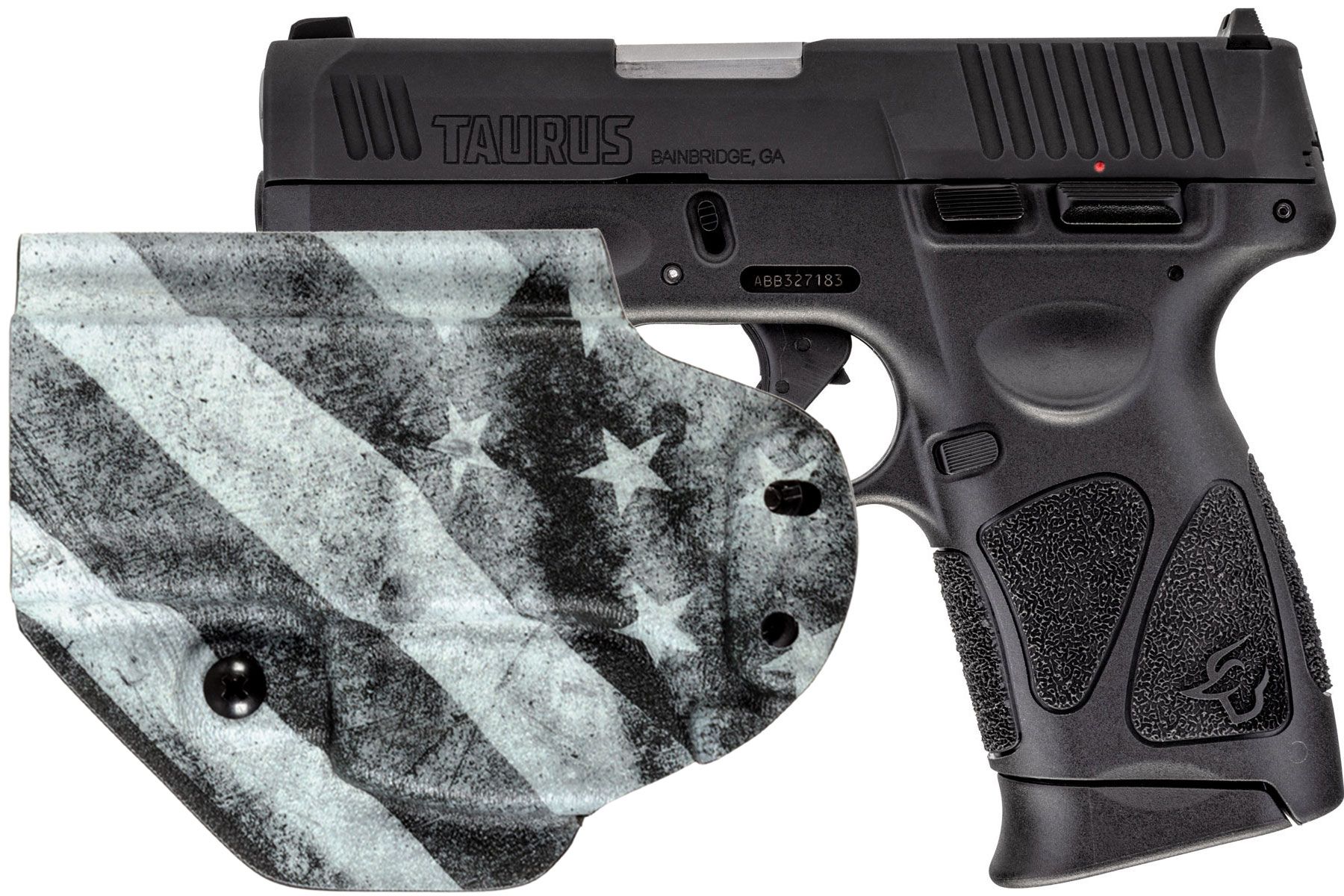 Taurus G3c Tenifer Matte Black 9mm Luger Compact 12 Rds. MFT B/W Holster